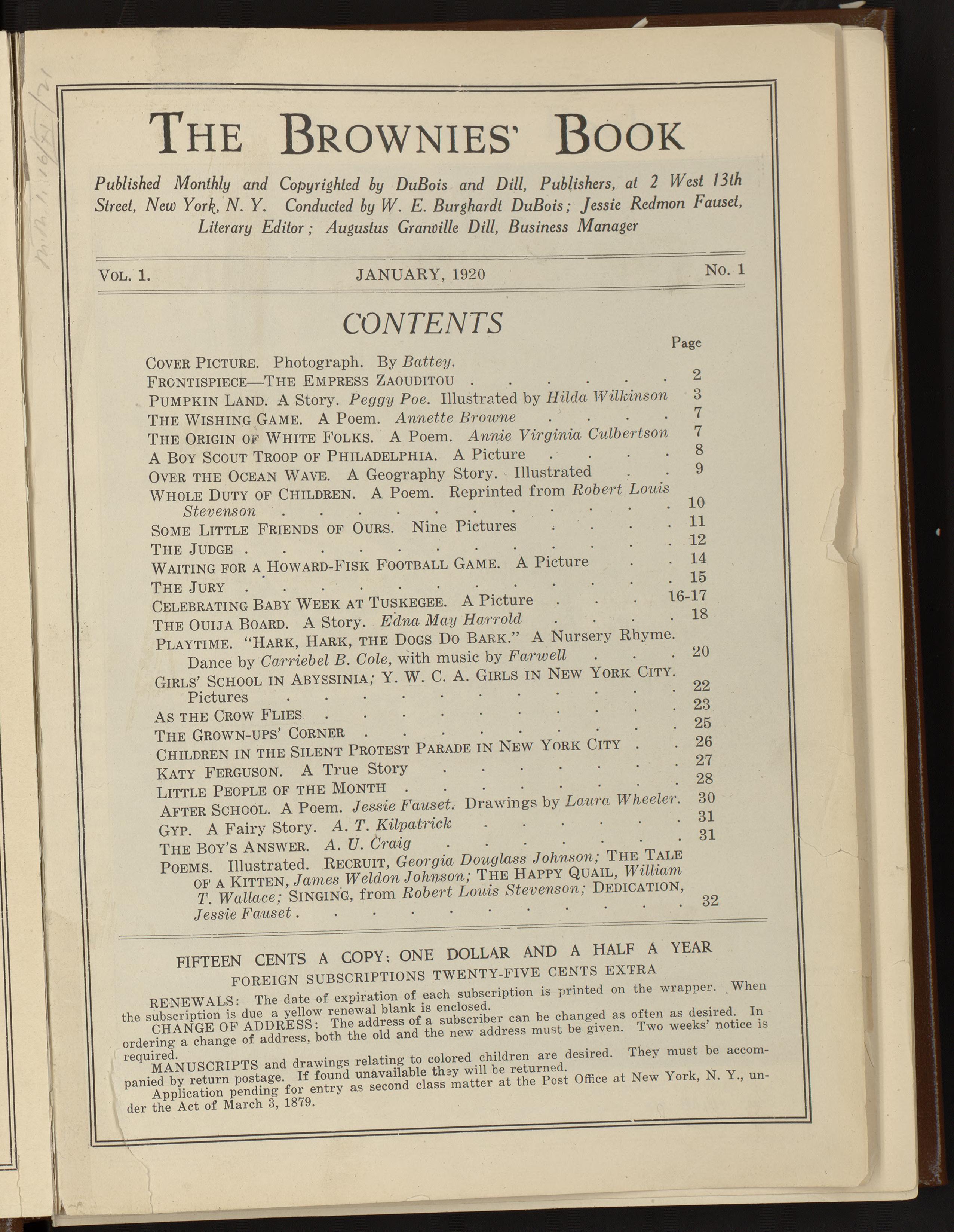 Scanned image of the current content page