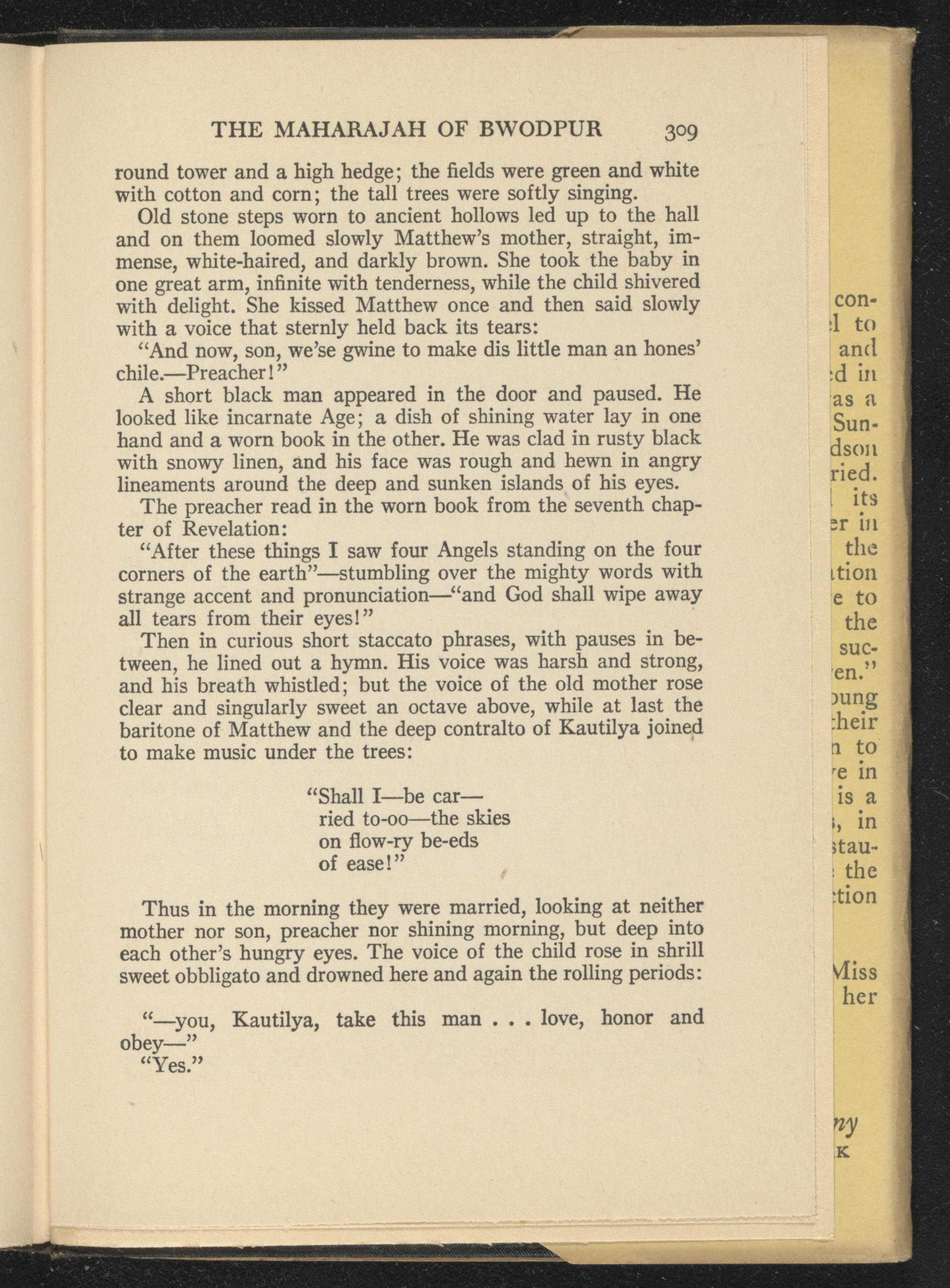 Scanned image of the current content page