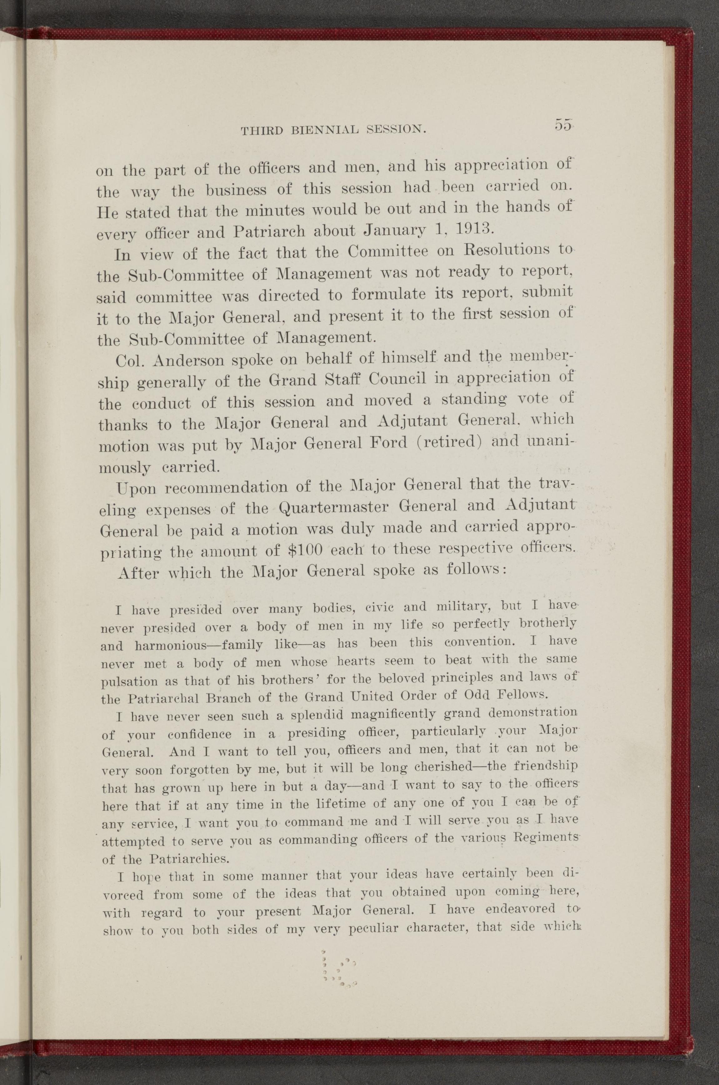 Scanned image of the current content page