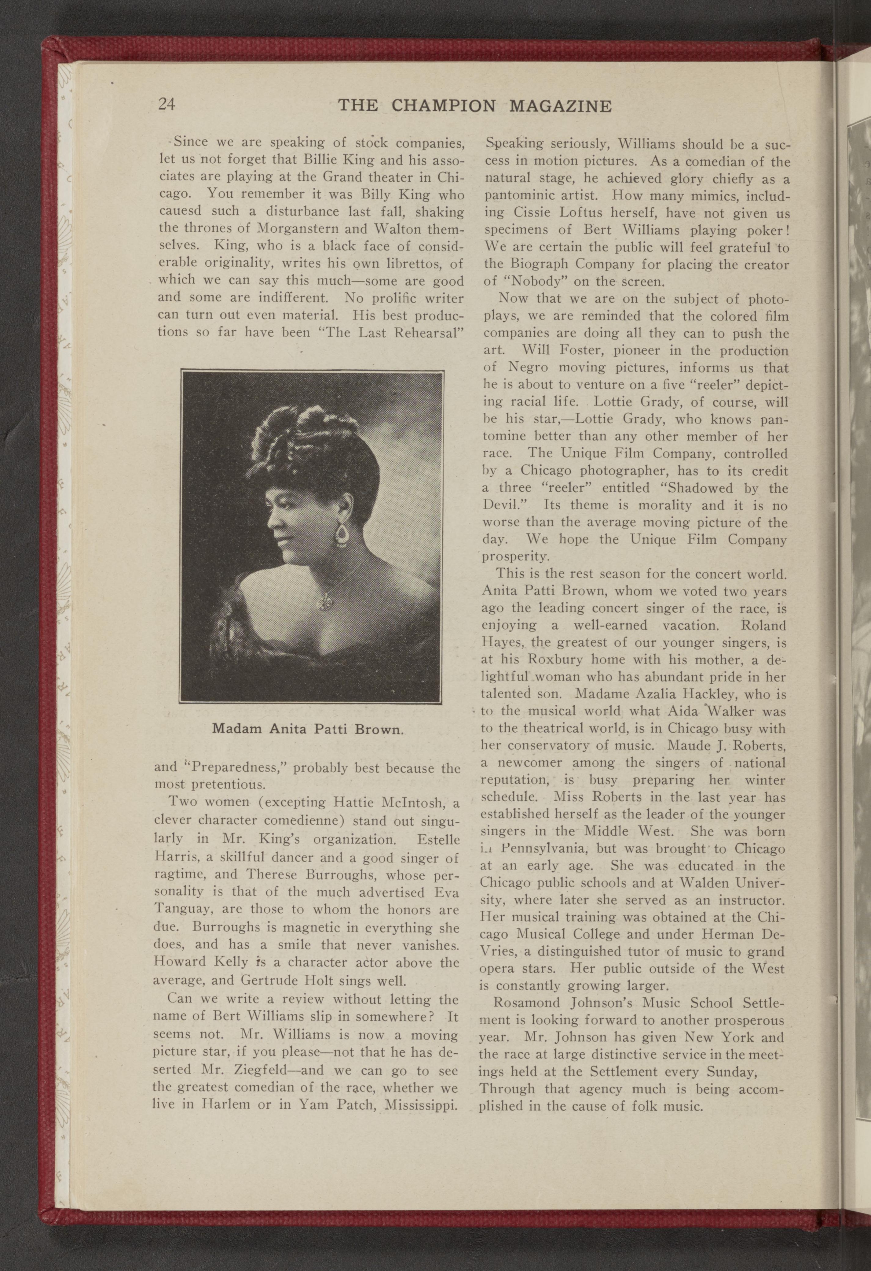 Scanned image of the current content page