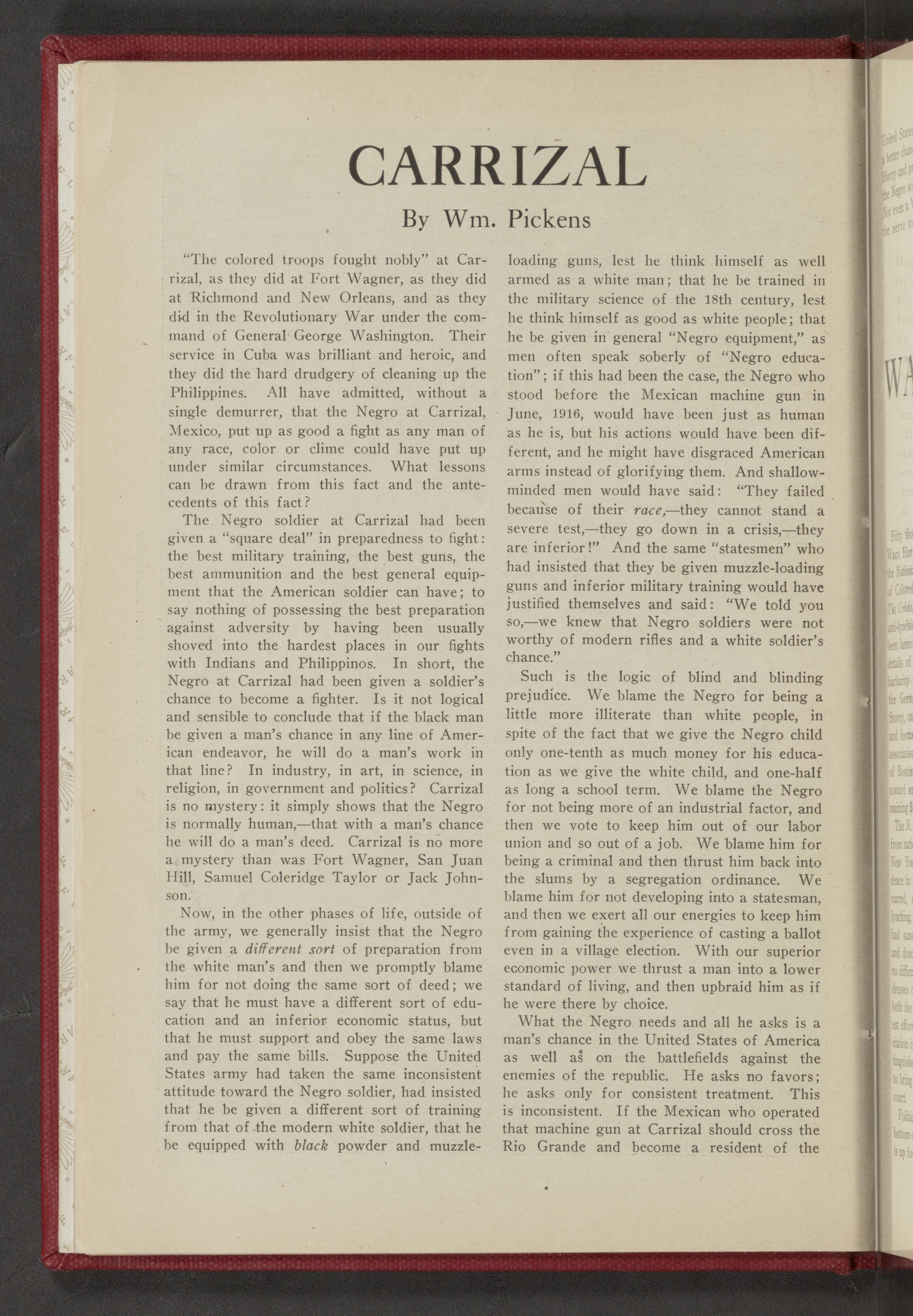 Scanned image of the current content page