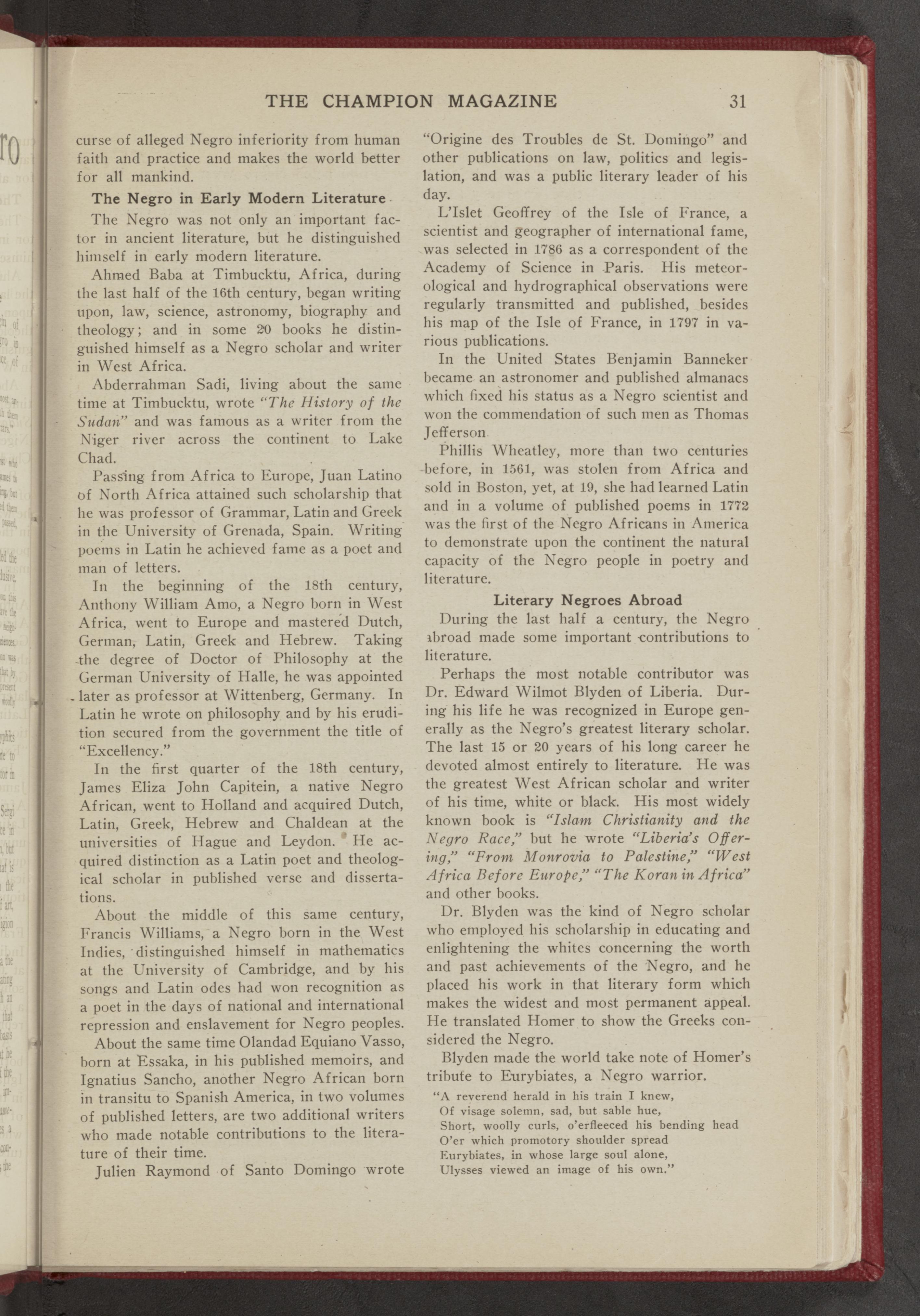 Scanned image of the current content page