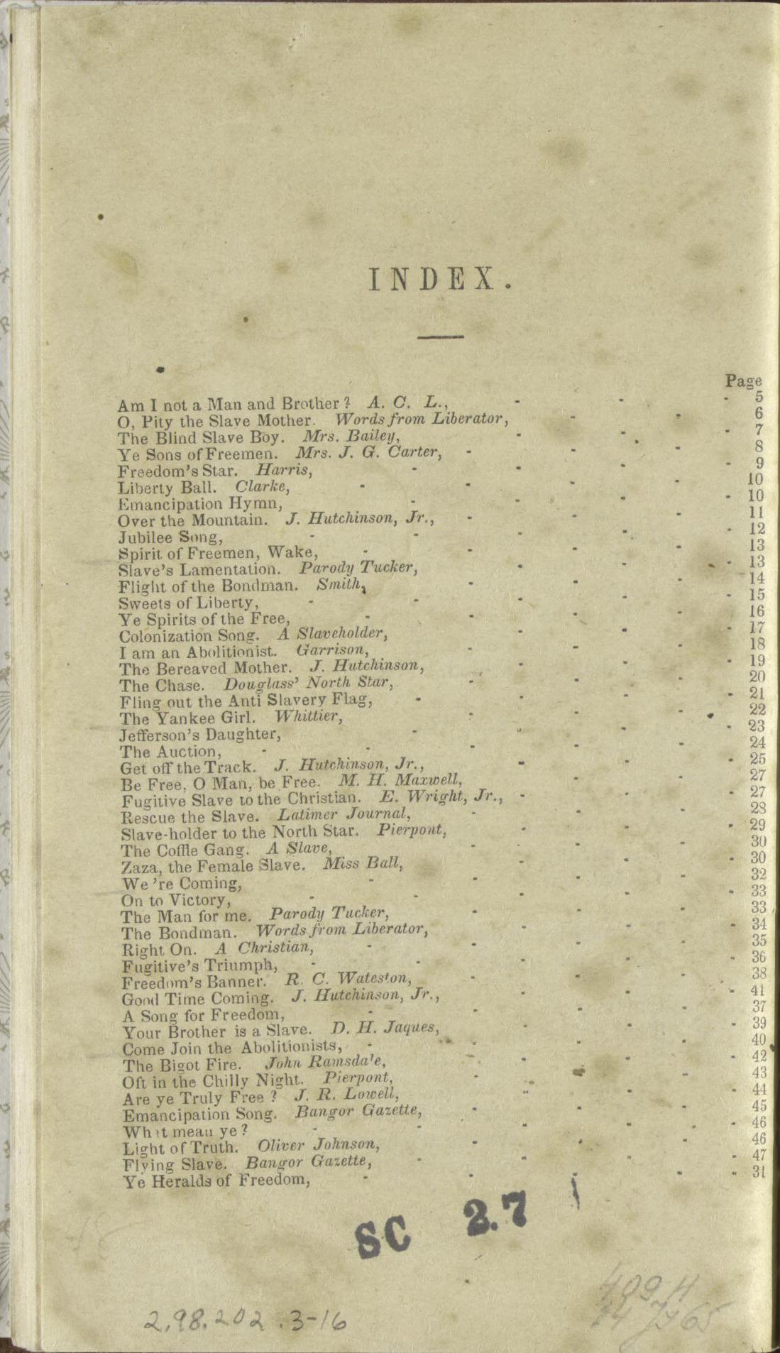 Scanned image of the current content page