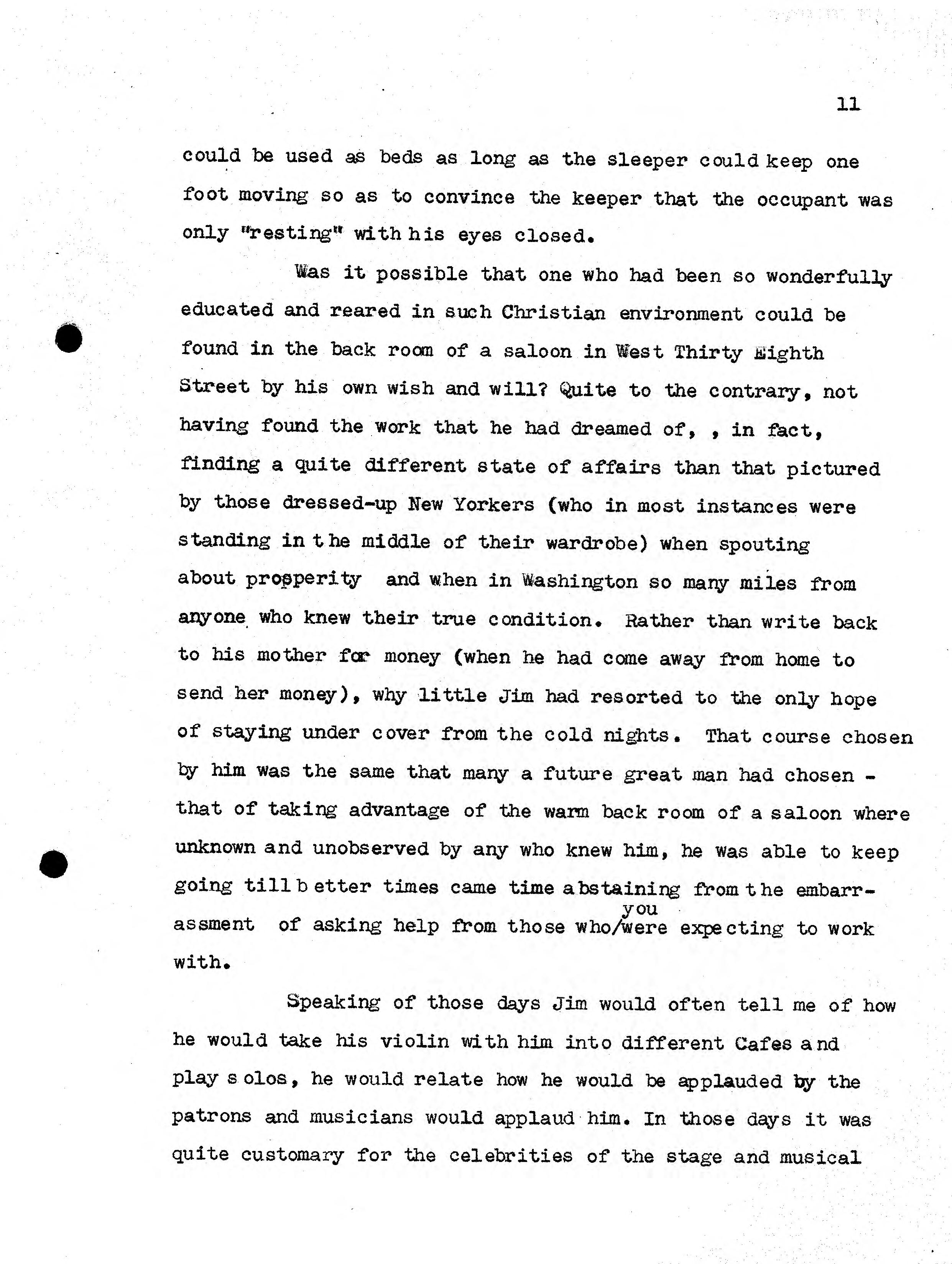 Scanned image of the current content page