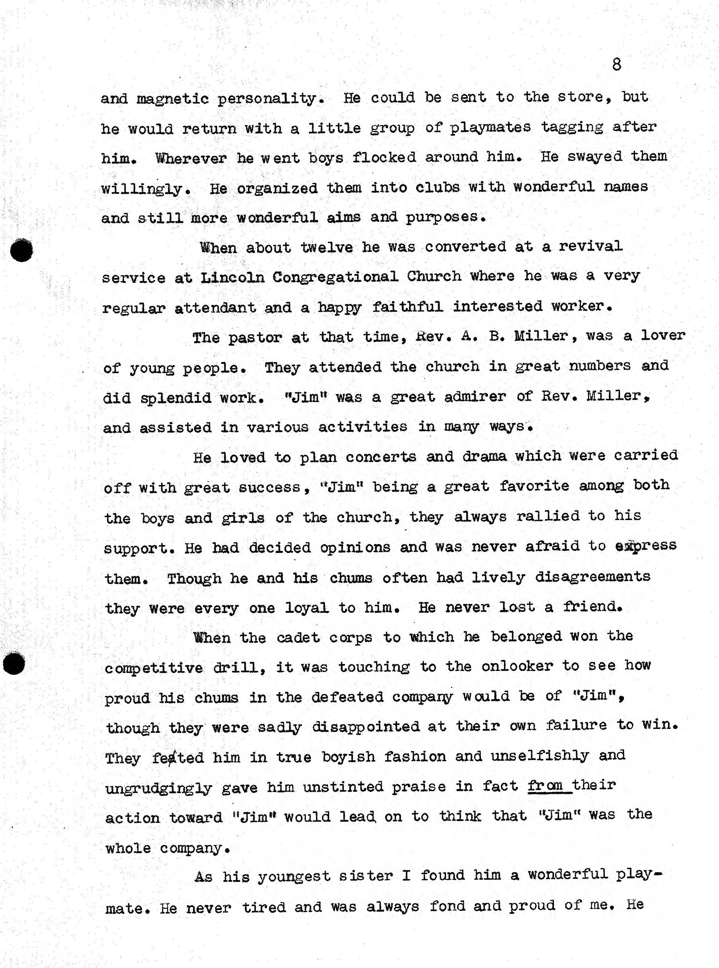 Scanned image of the current content page