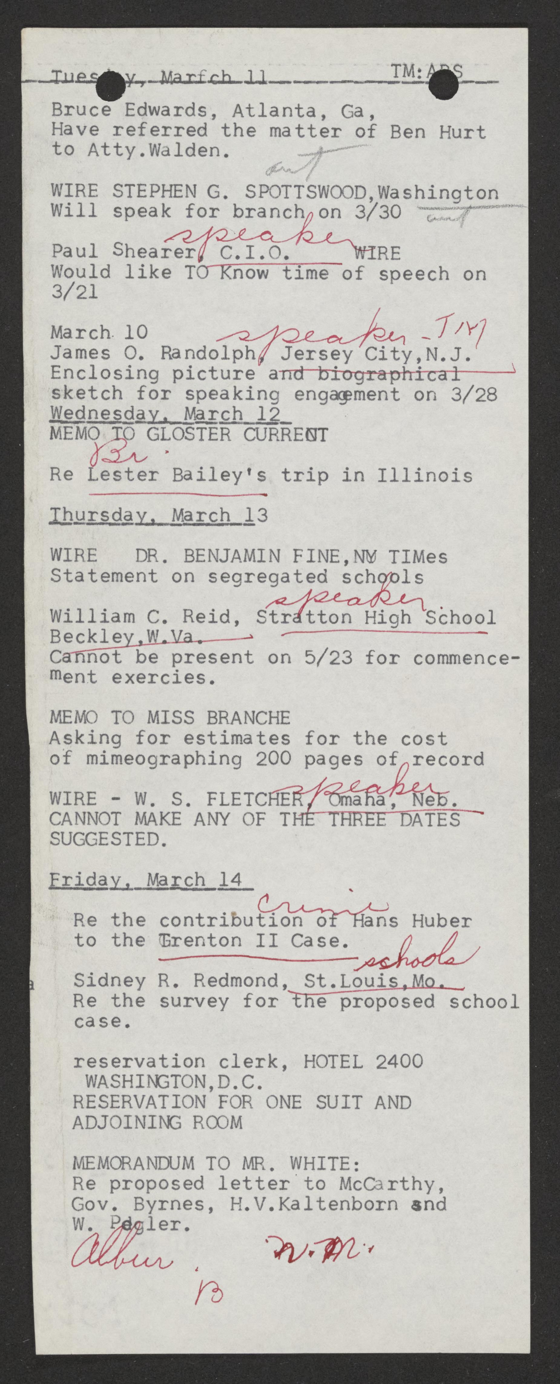 Scanned image of the current content page