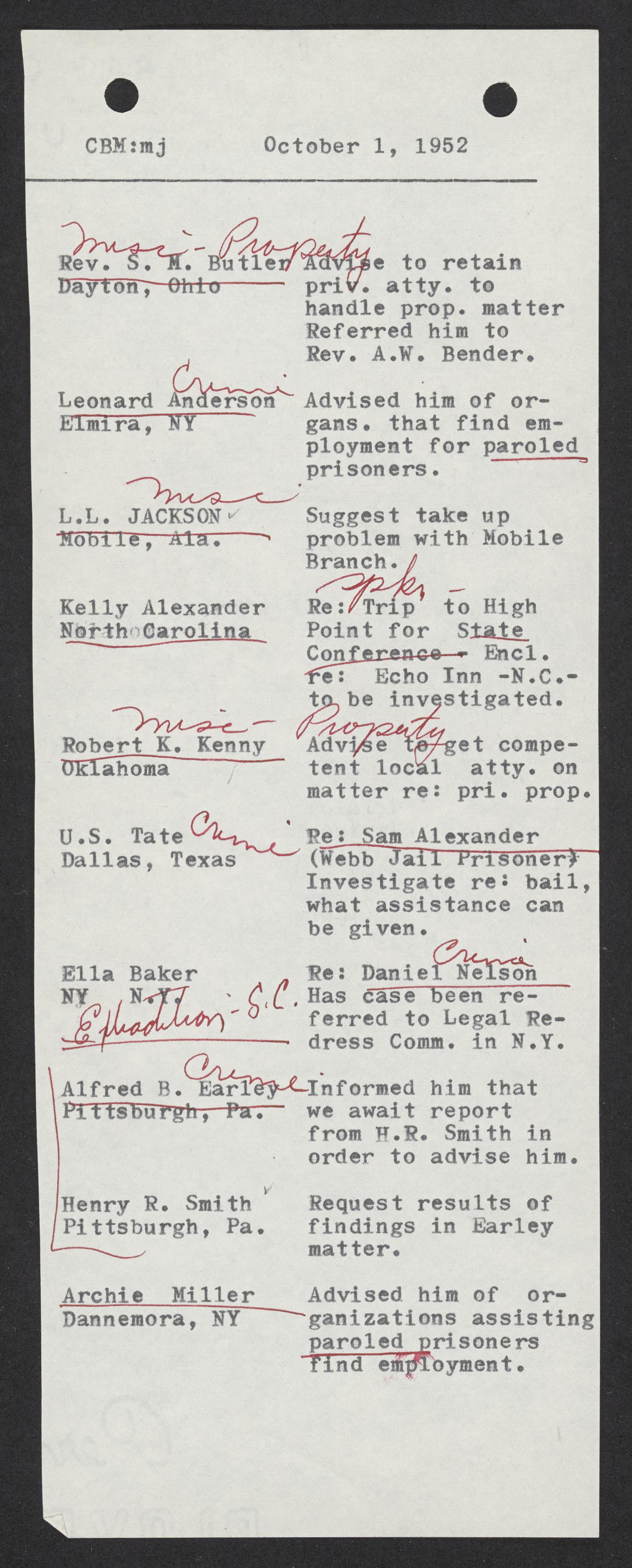 Scanned image of the current content page