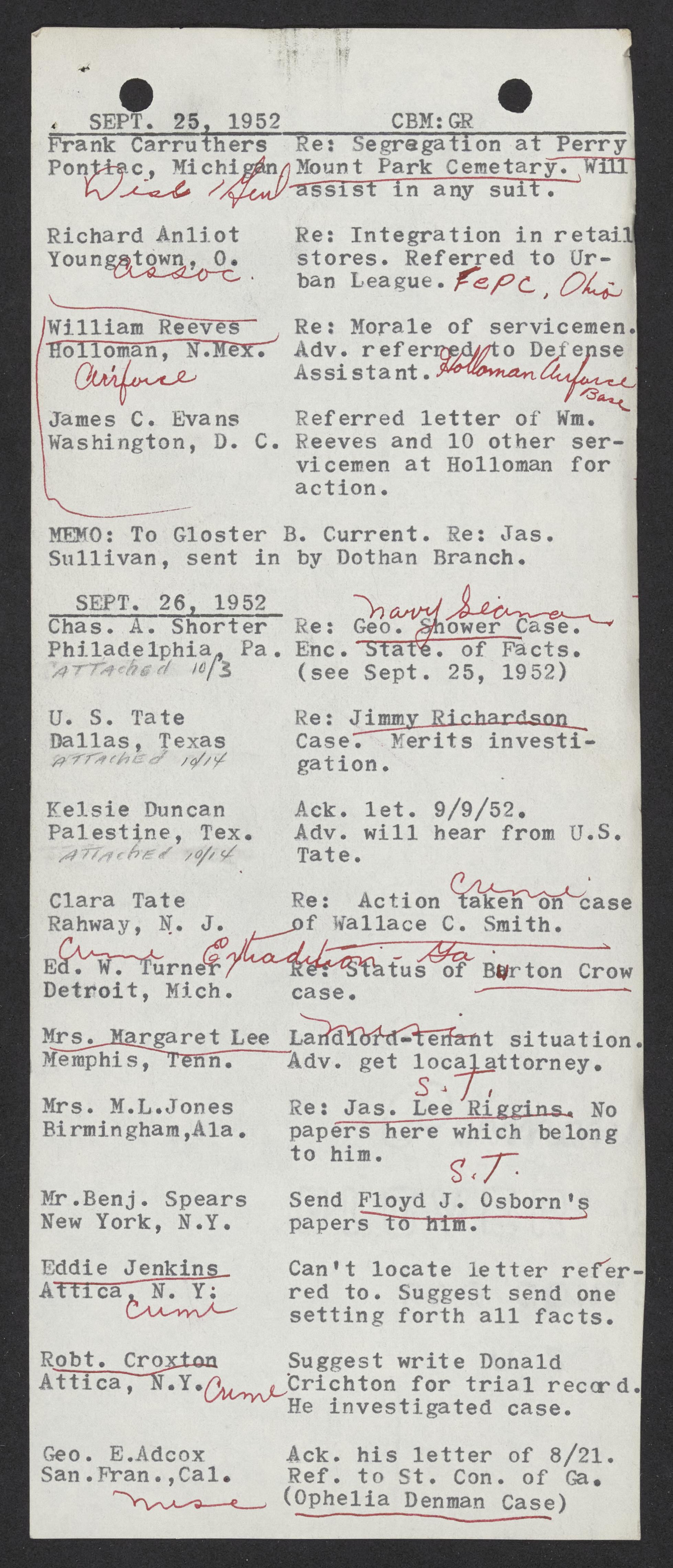 Scanned image of the current content page