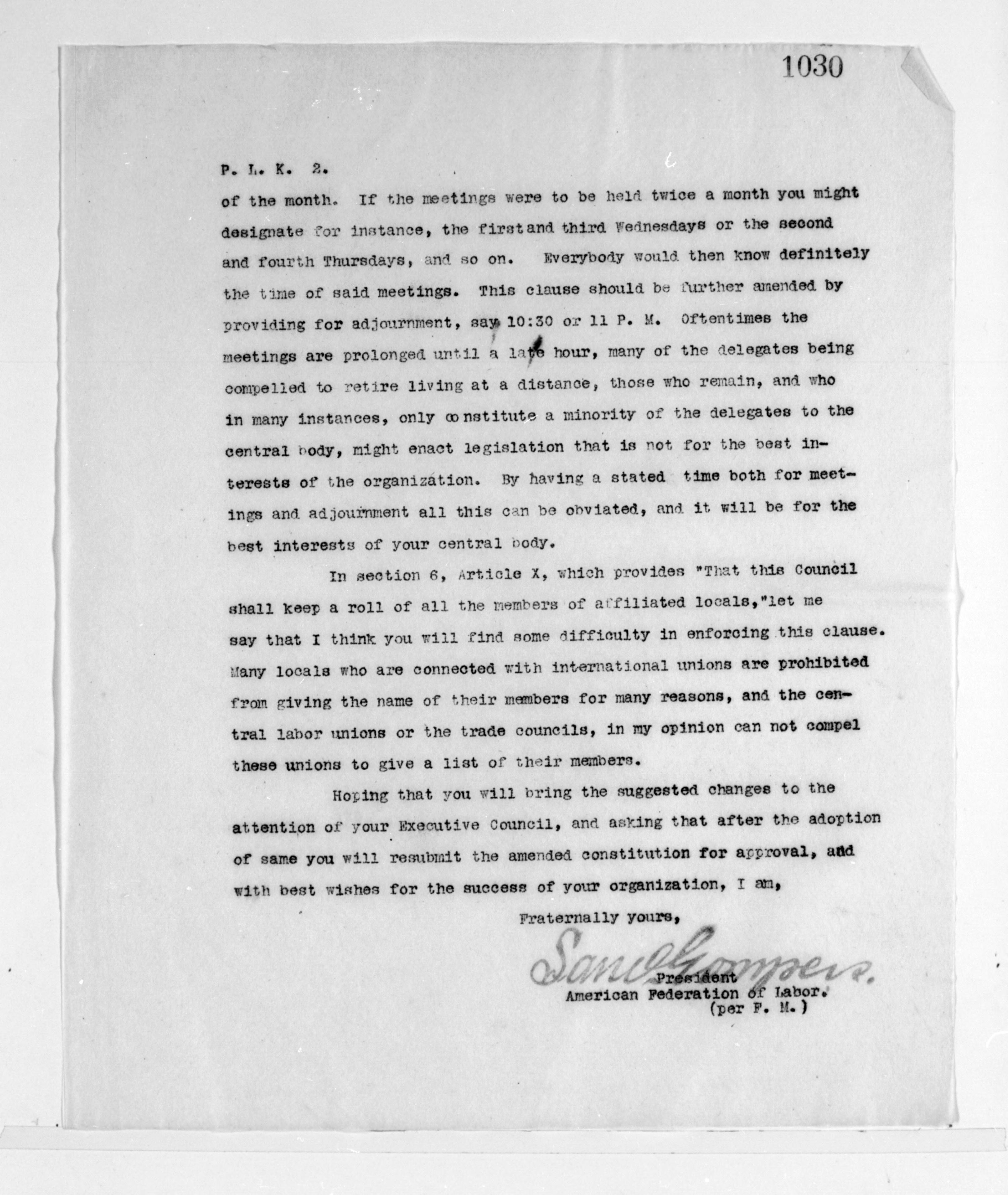 Scanned image of the current content page