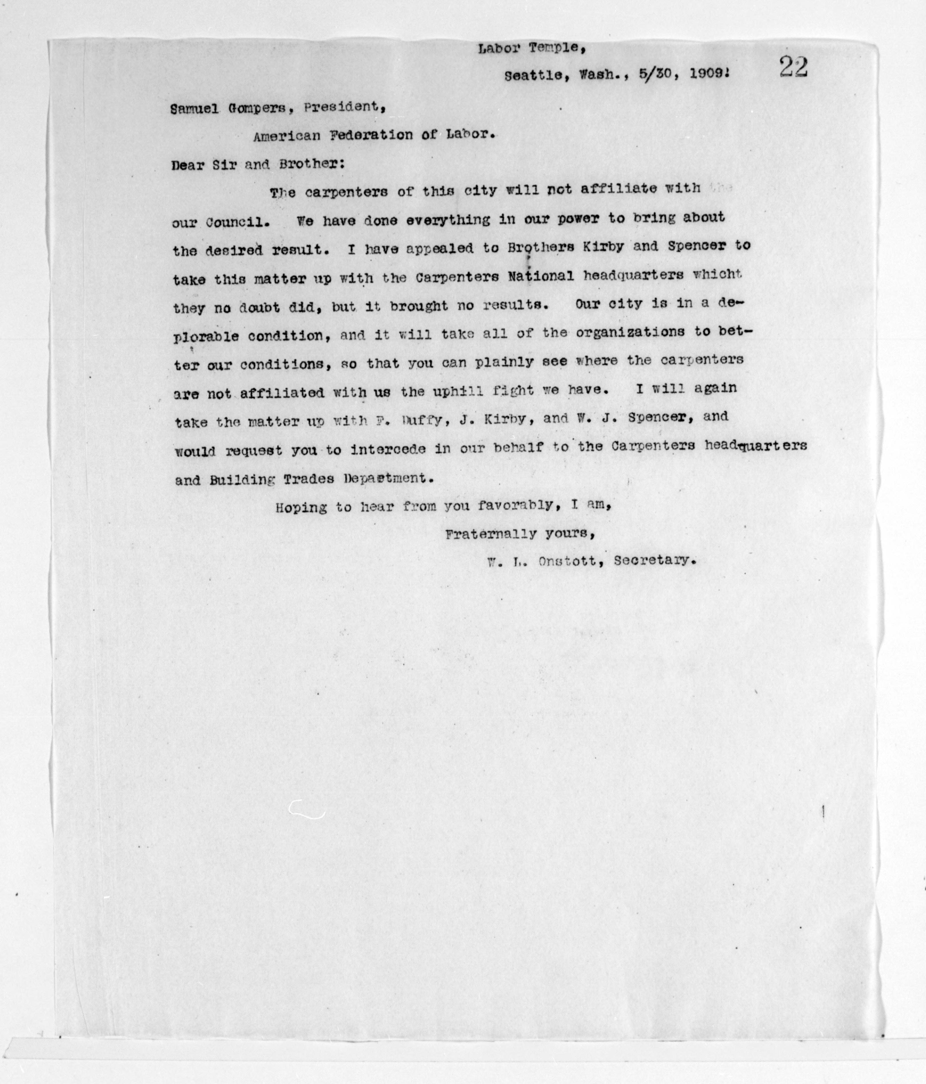 Scanned image of the current content page