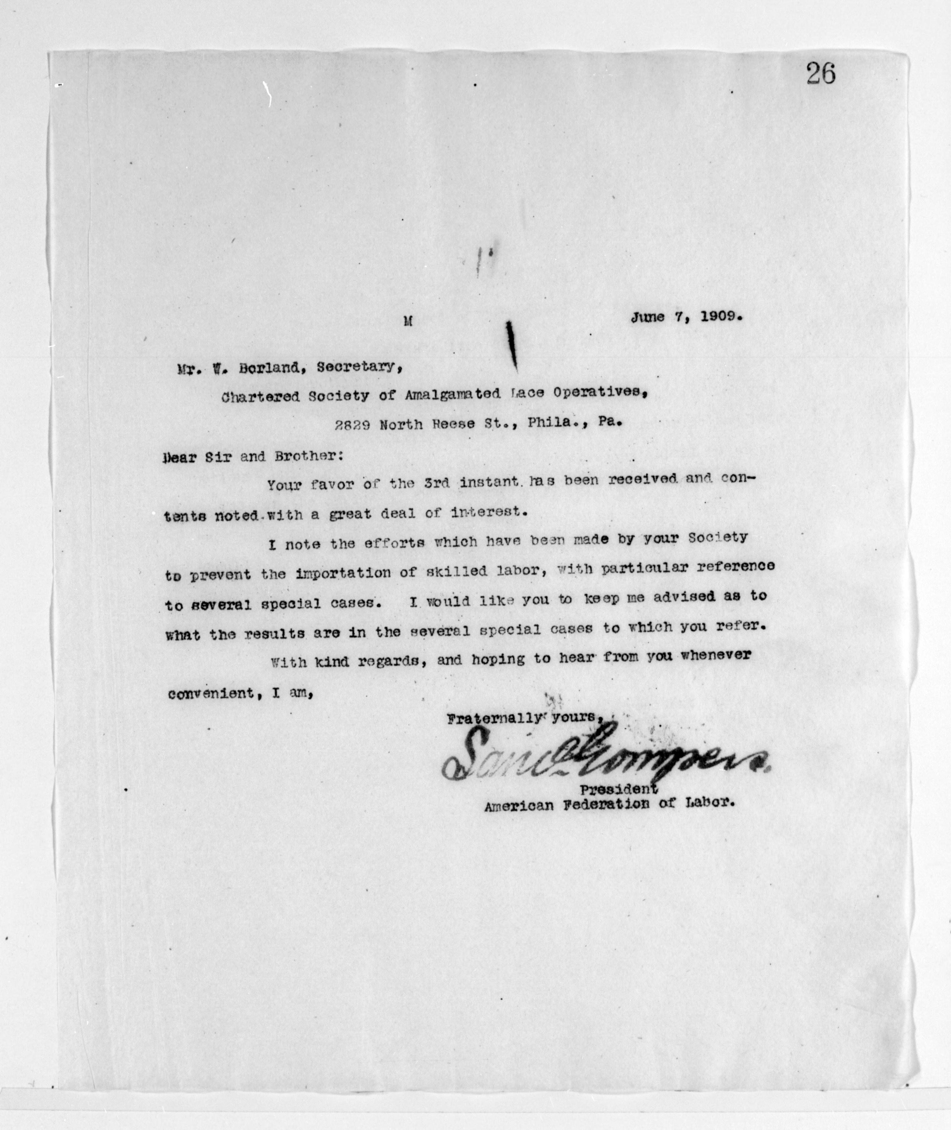 Scanned image of the current content page