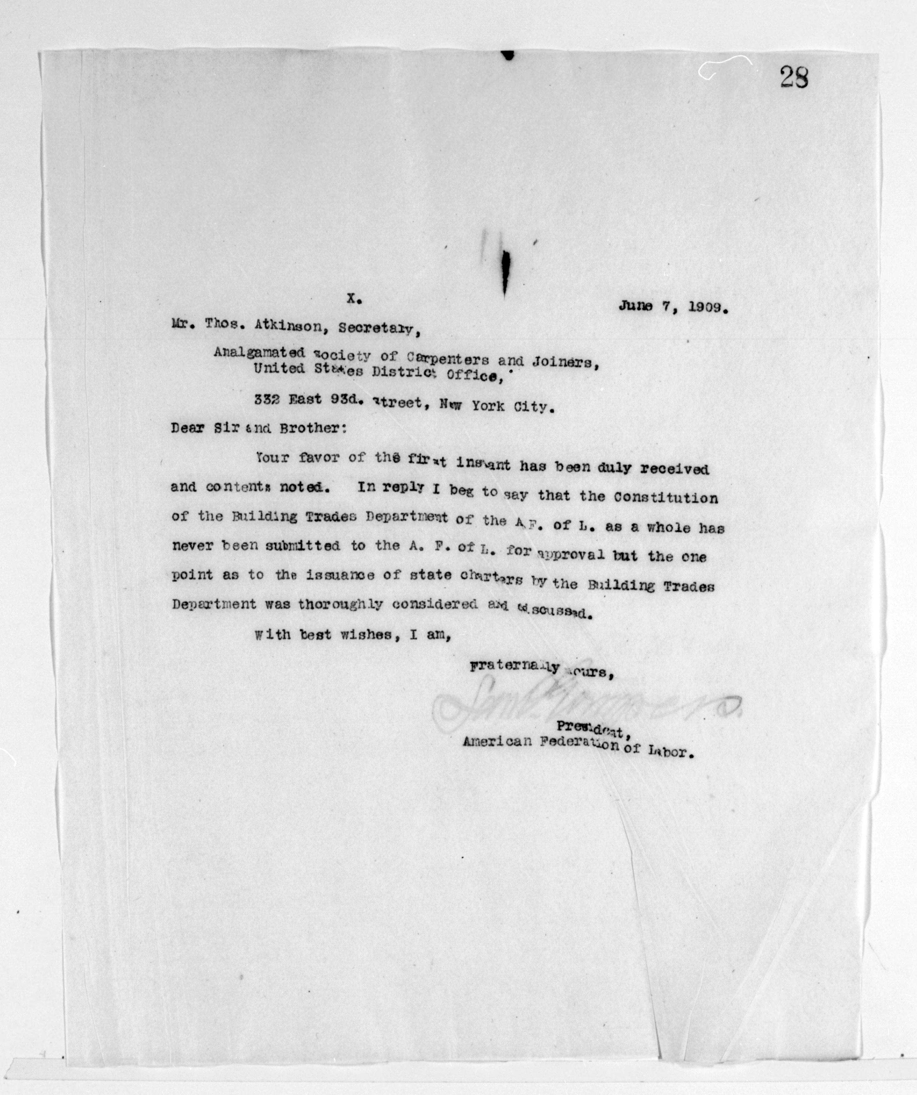 Scanned image of the current content page