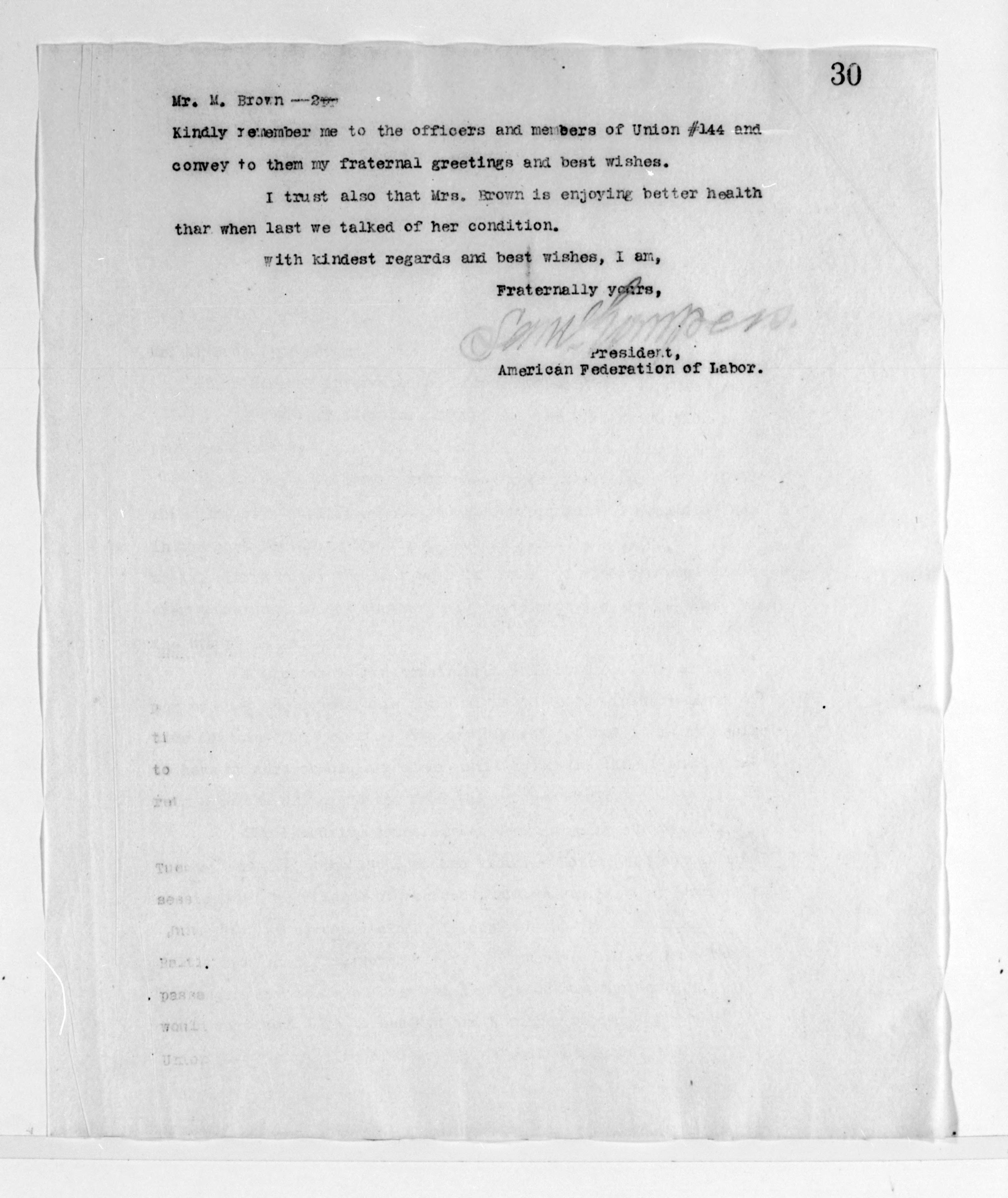 Scanned image of the current content page