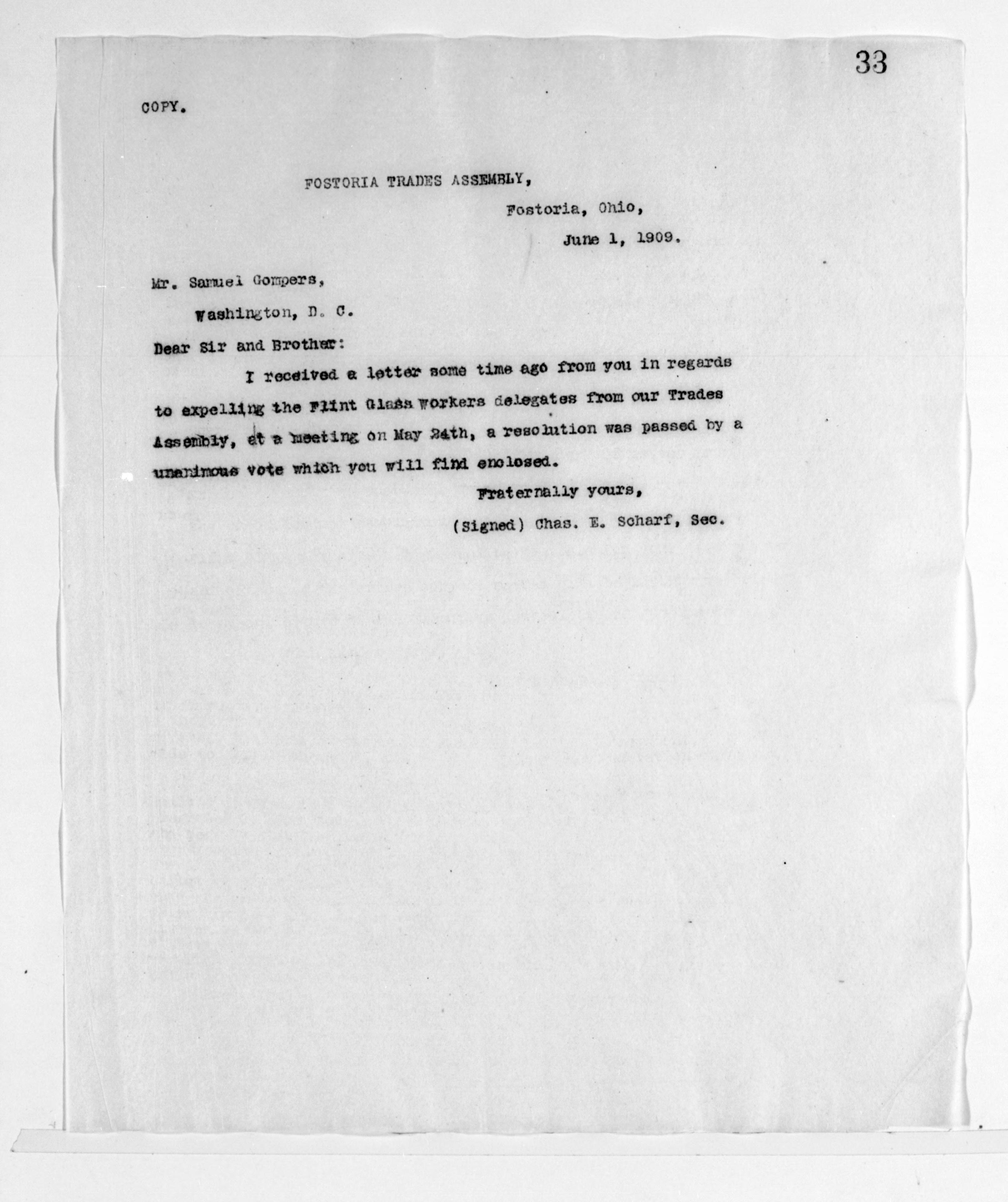 Scanned image of the current content page