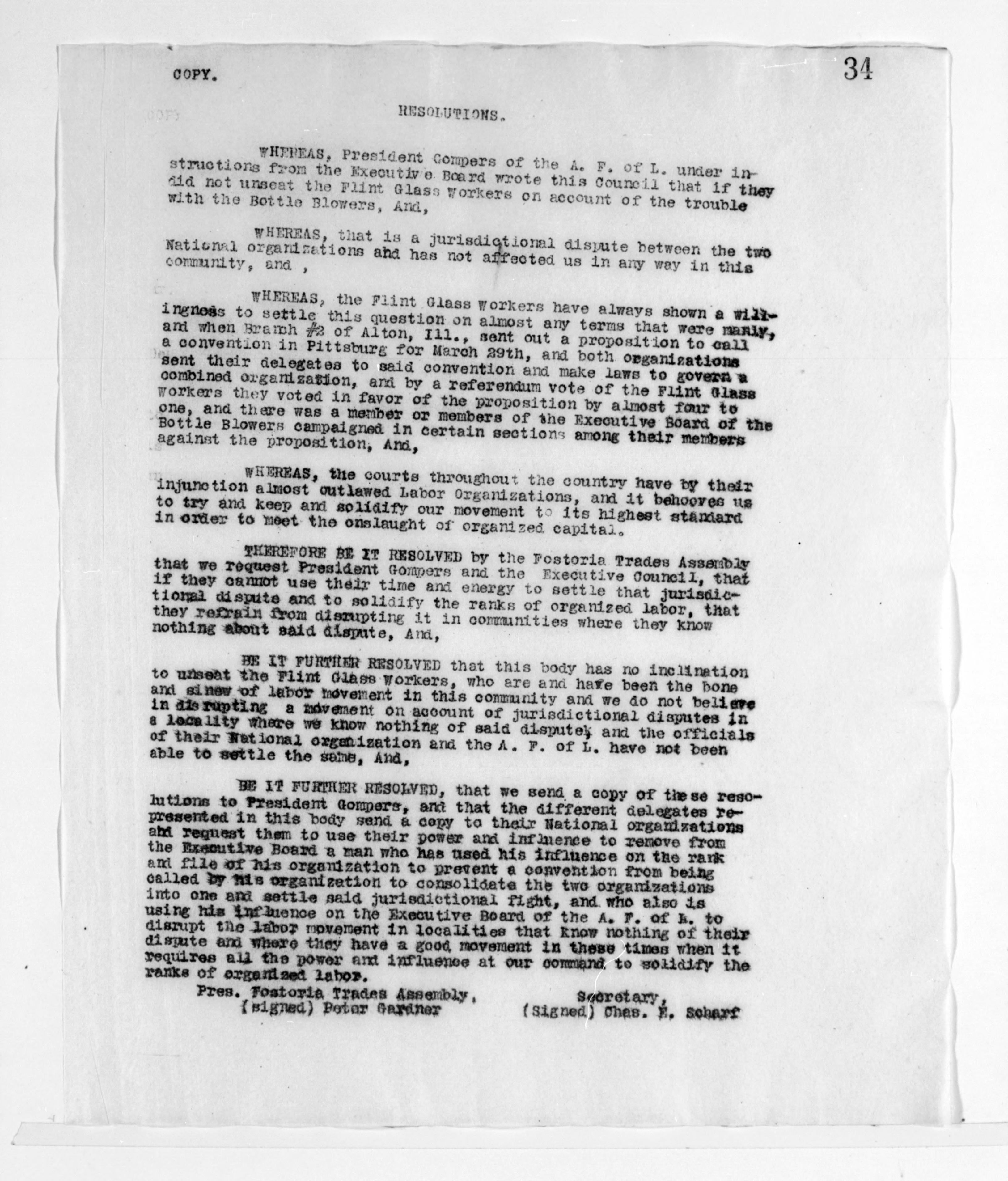 Scanned image of the current content page