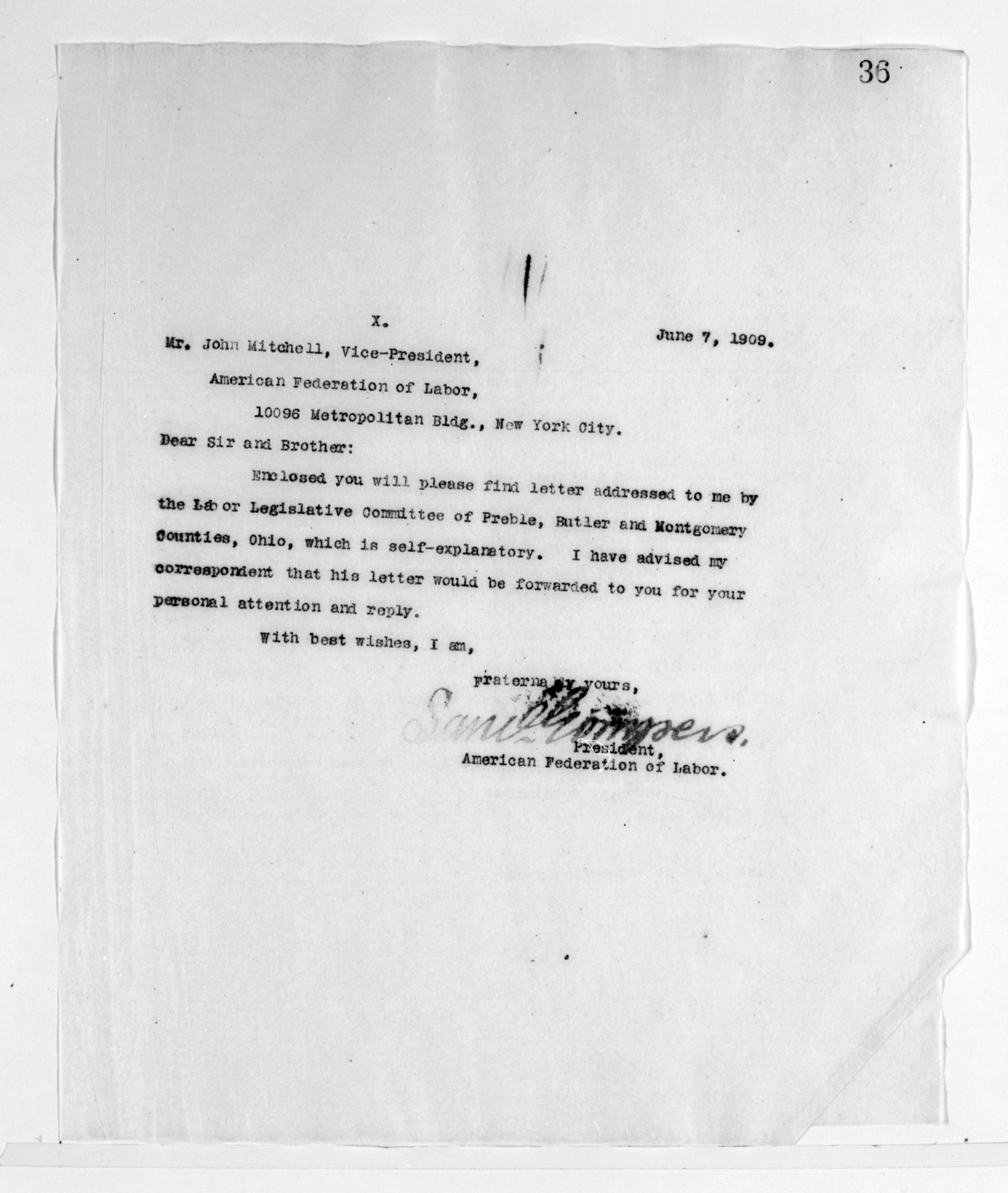 Scanned image of the current content page