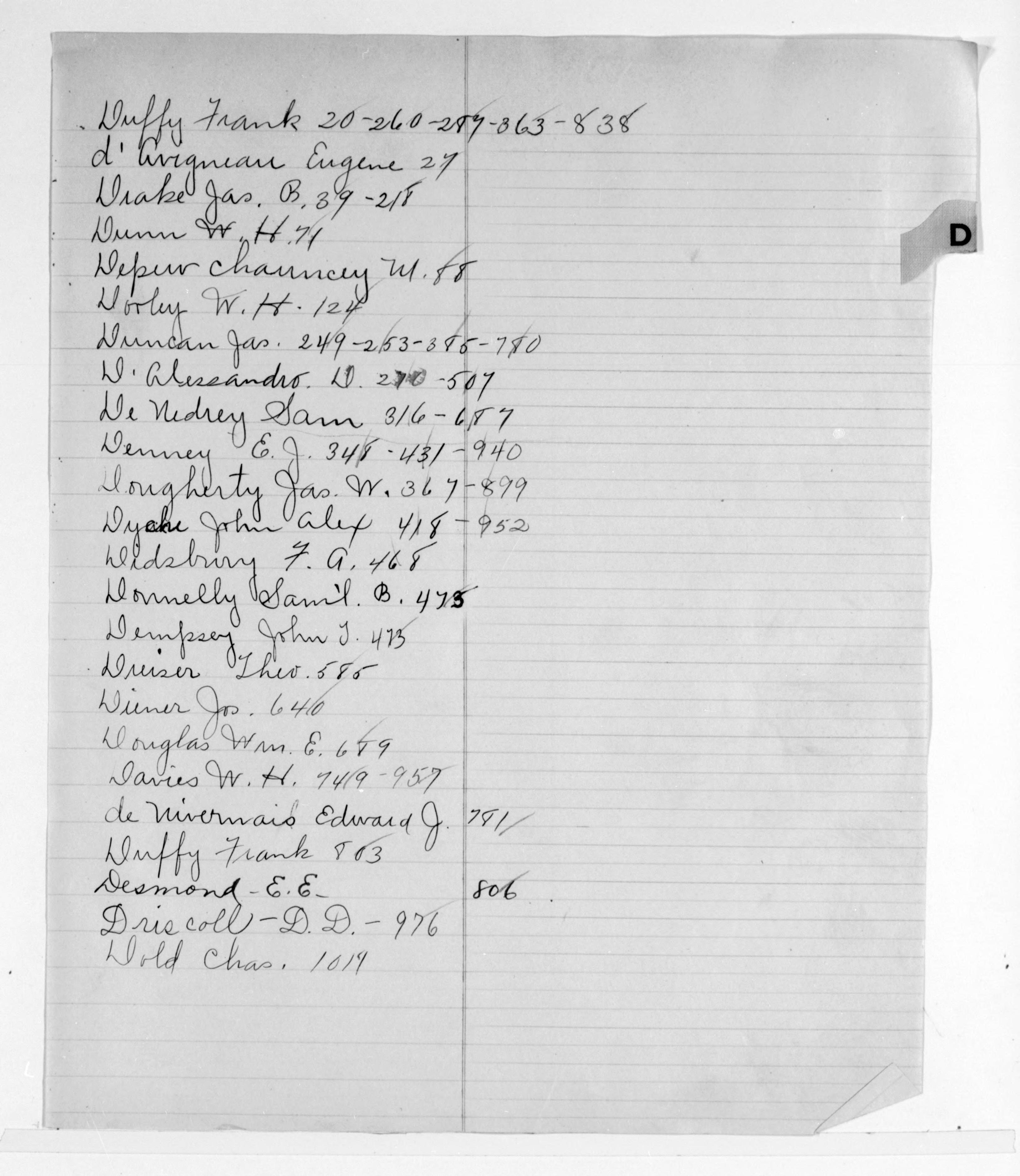Scanned image of the current content page