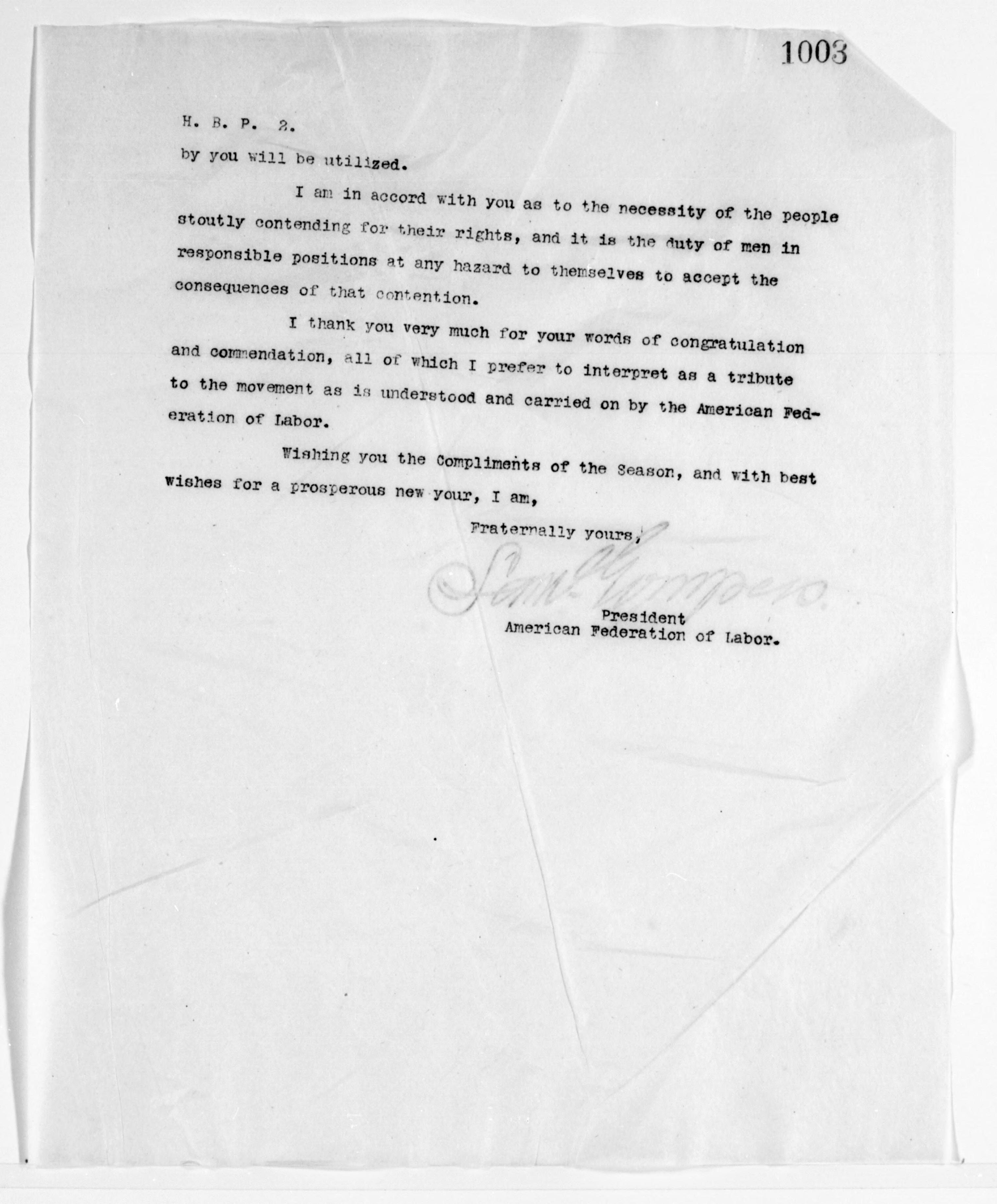 Scanned image of the current content page