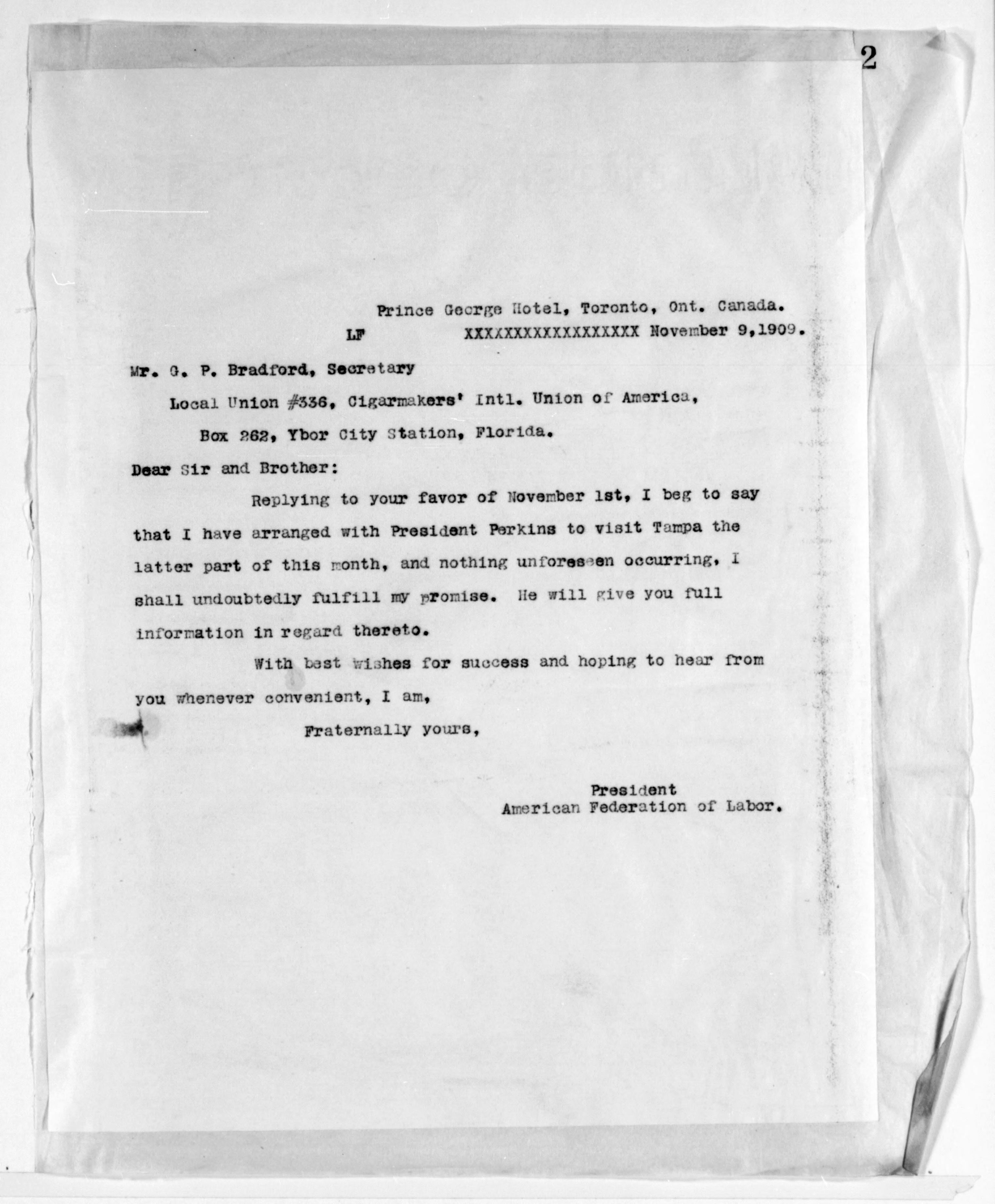 Scanned image of the current content page