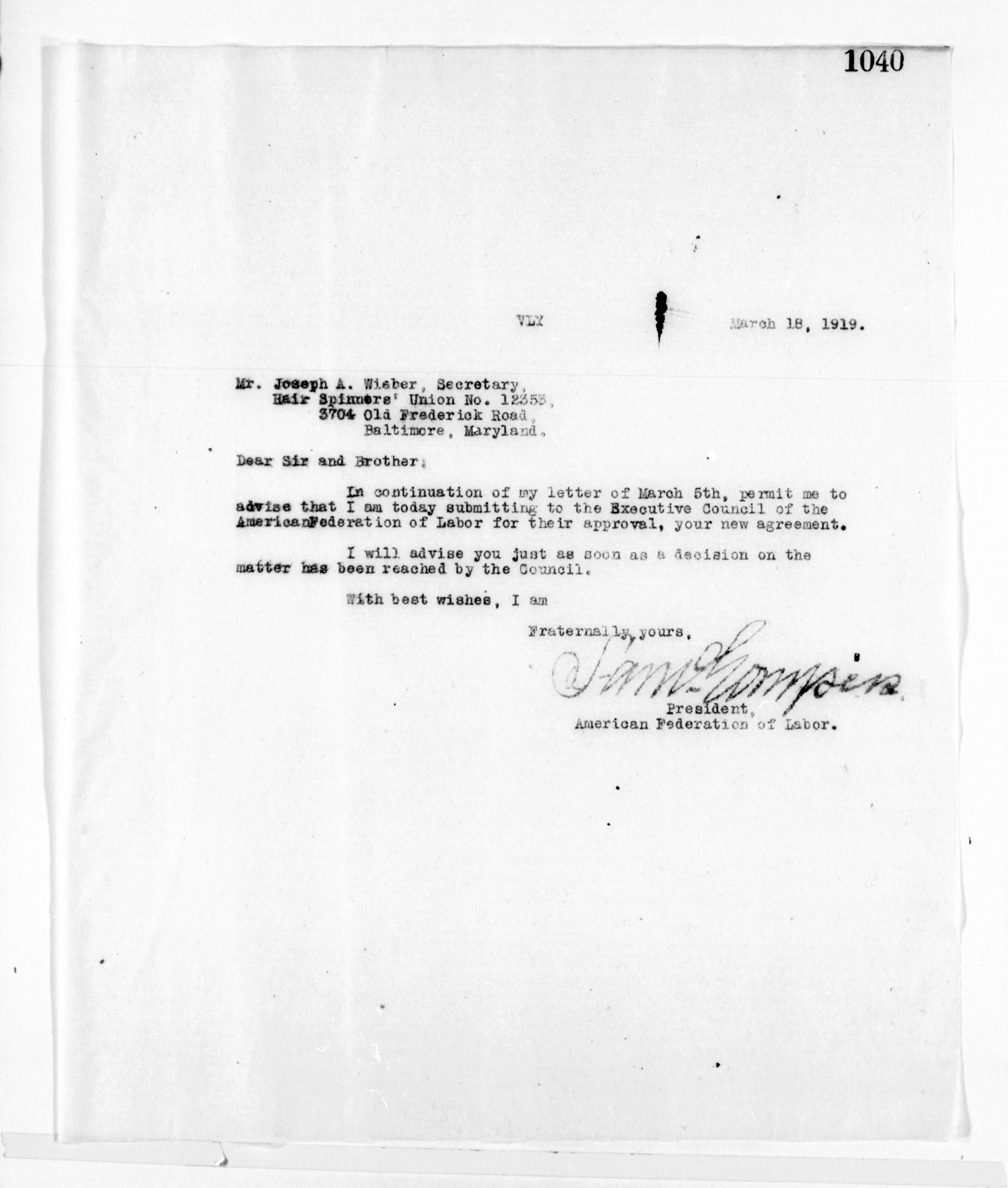 Scanned image of the current content page