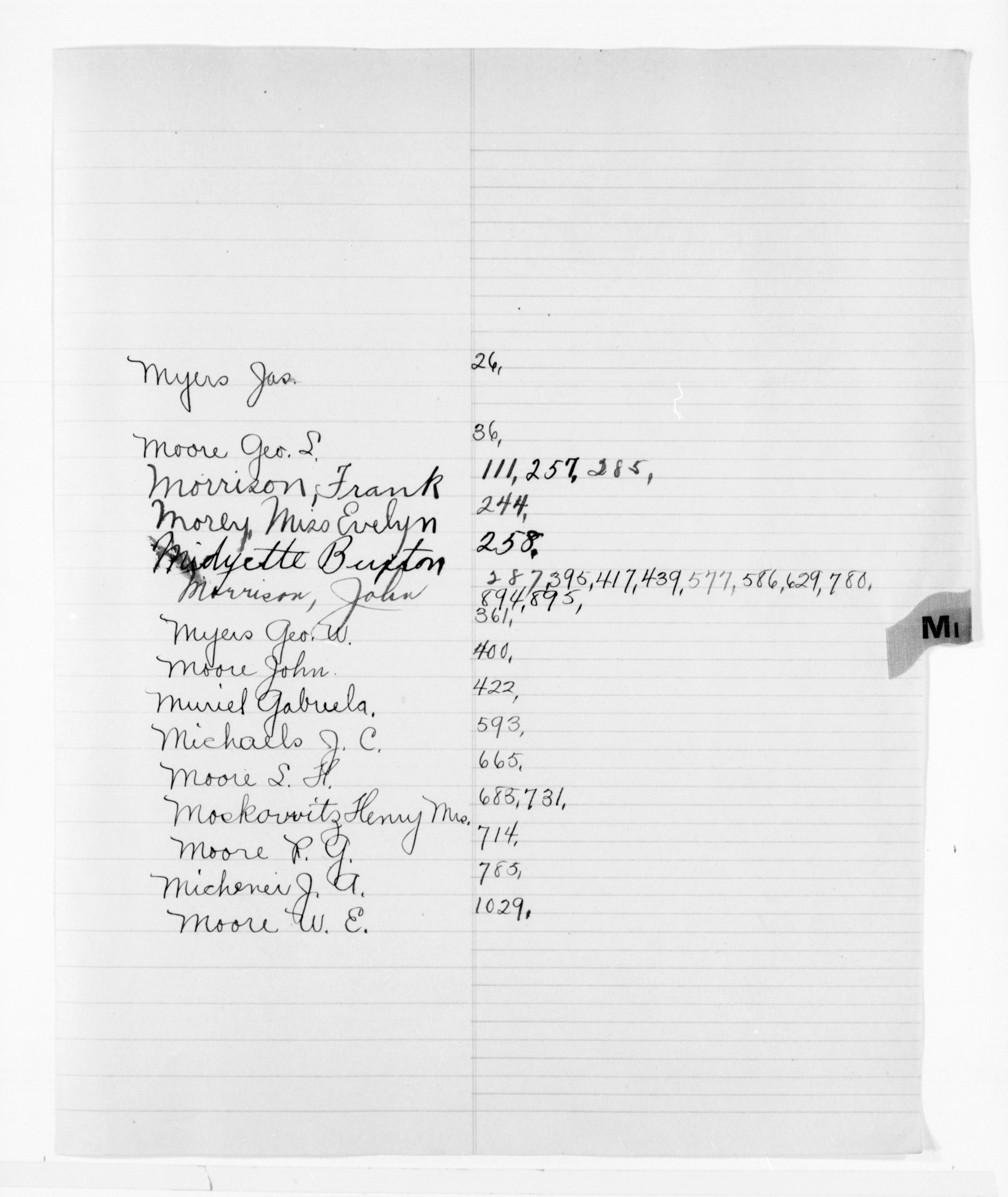 Scanned image of the current content page