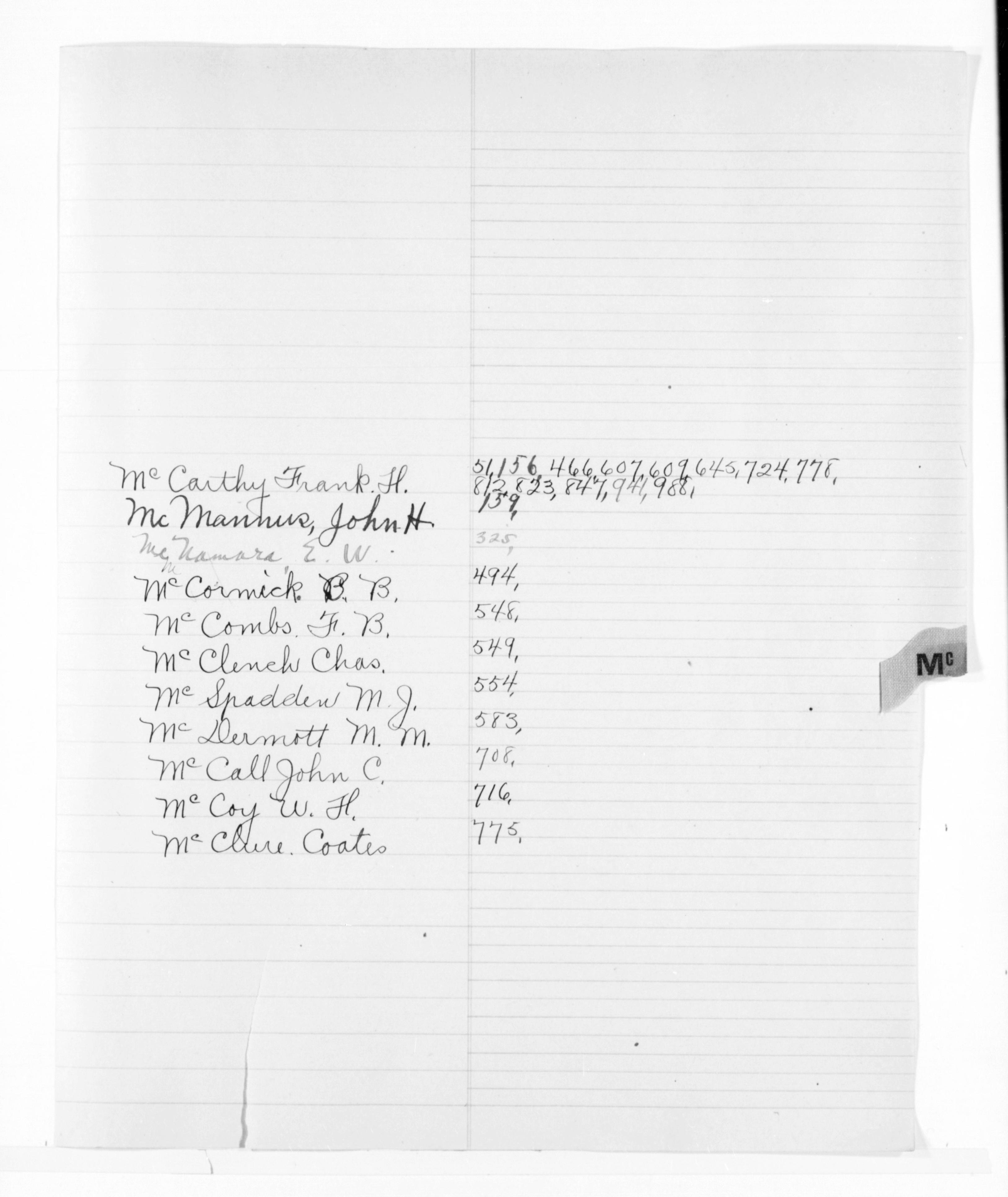 Scanned image of the current content page