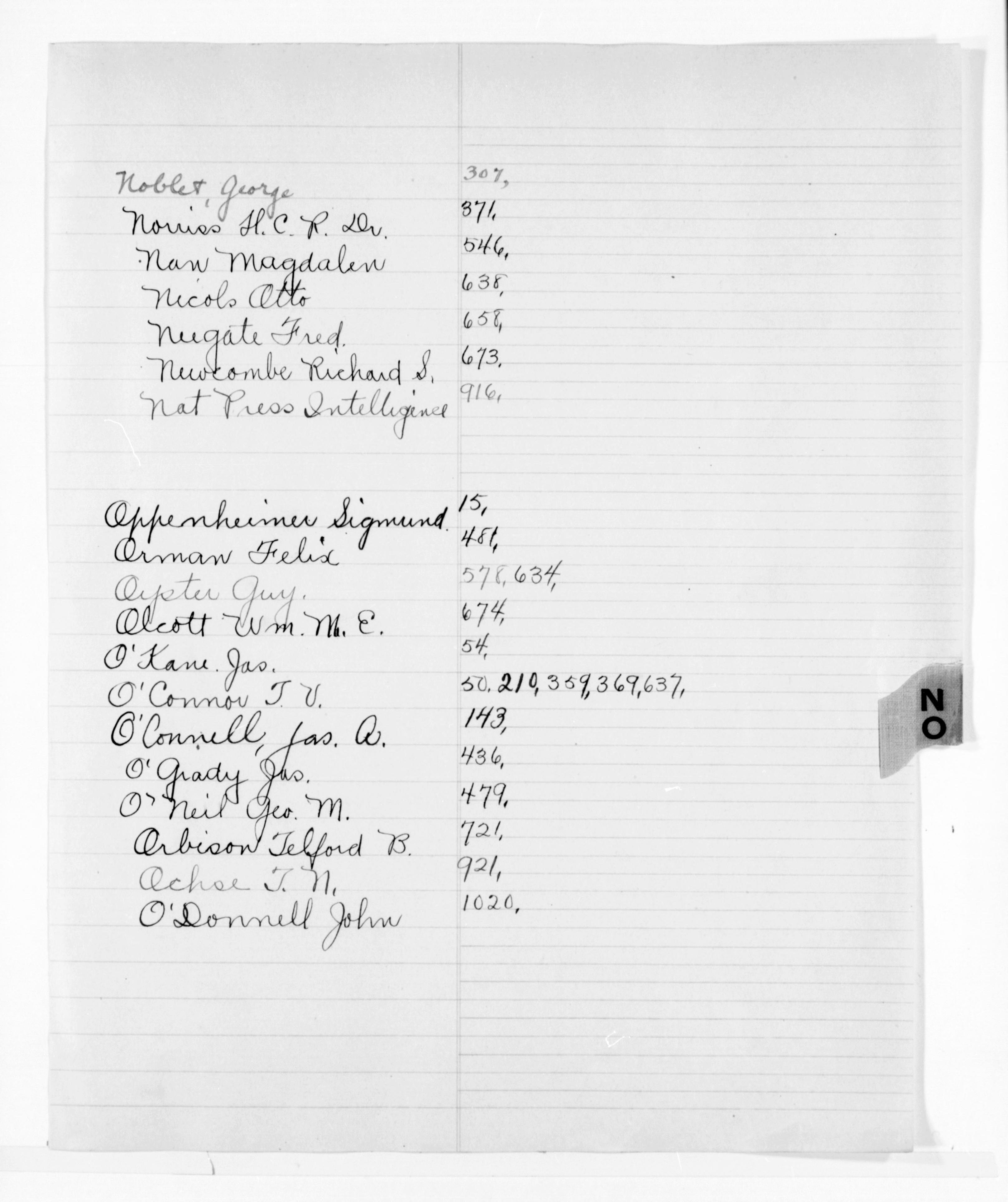 Scanned image of the current content page