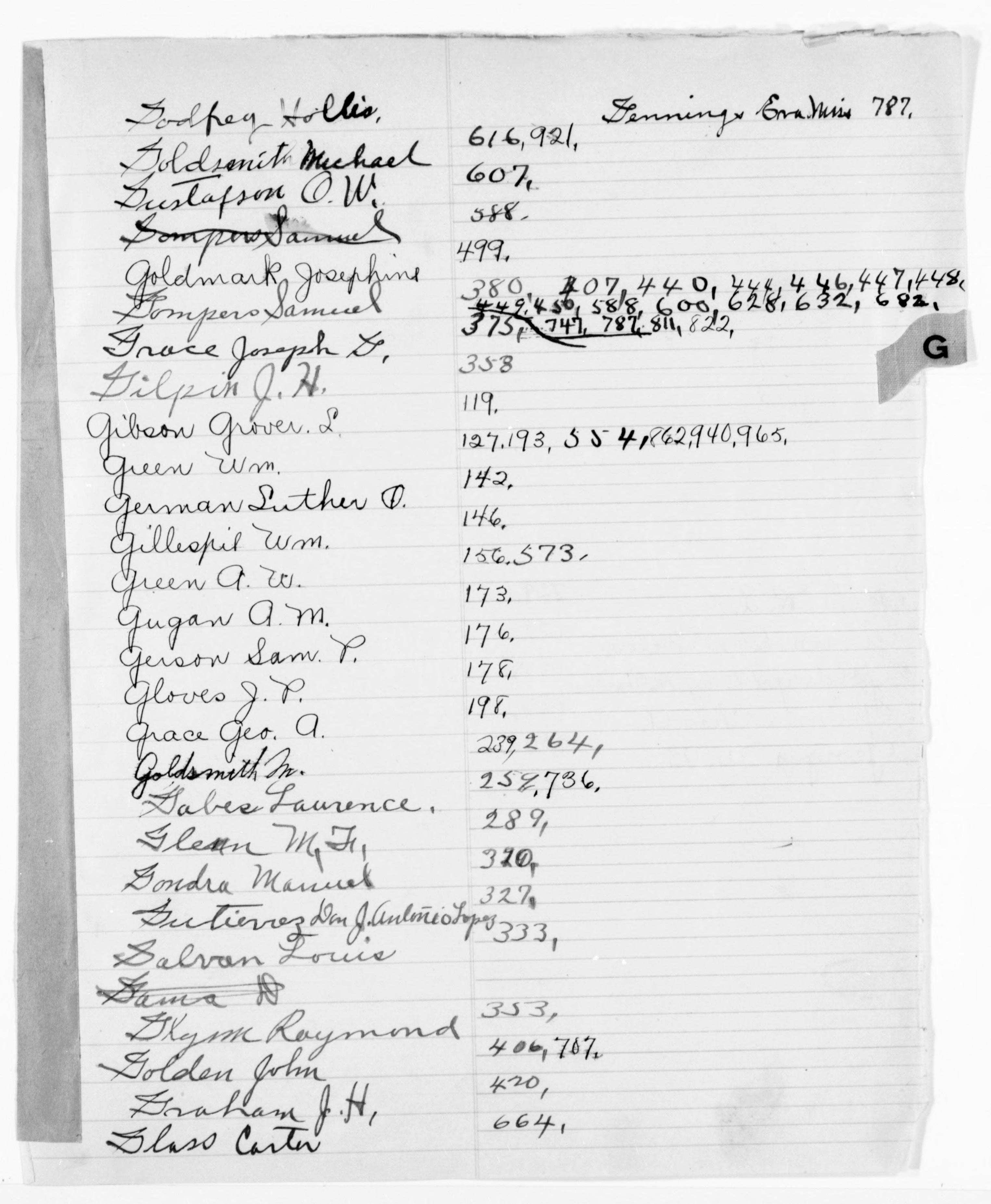 Scanned image of the current content page