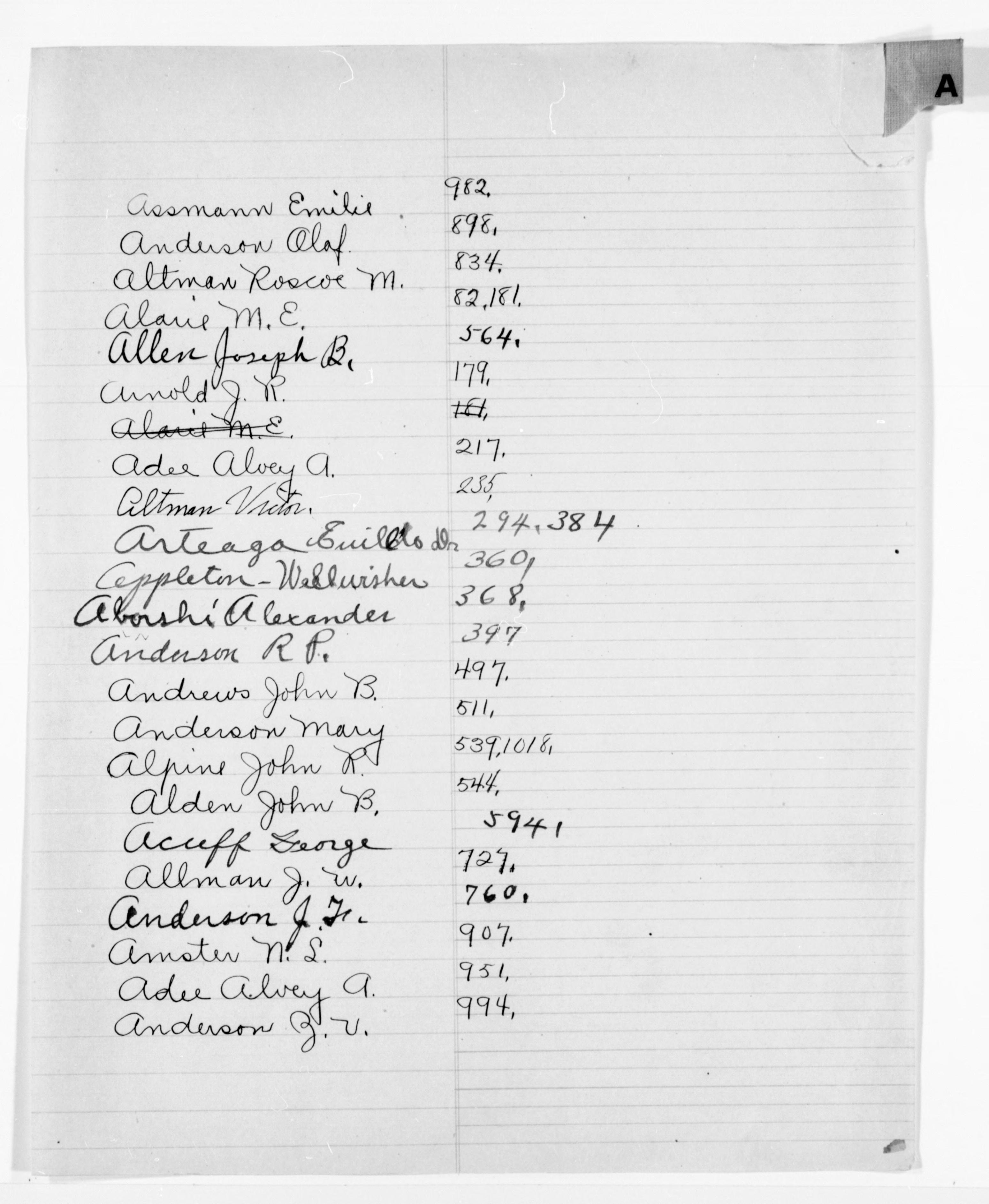 Scanned image of the current content page