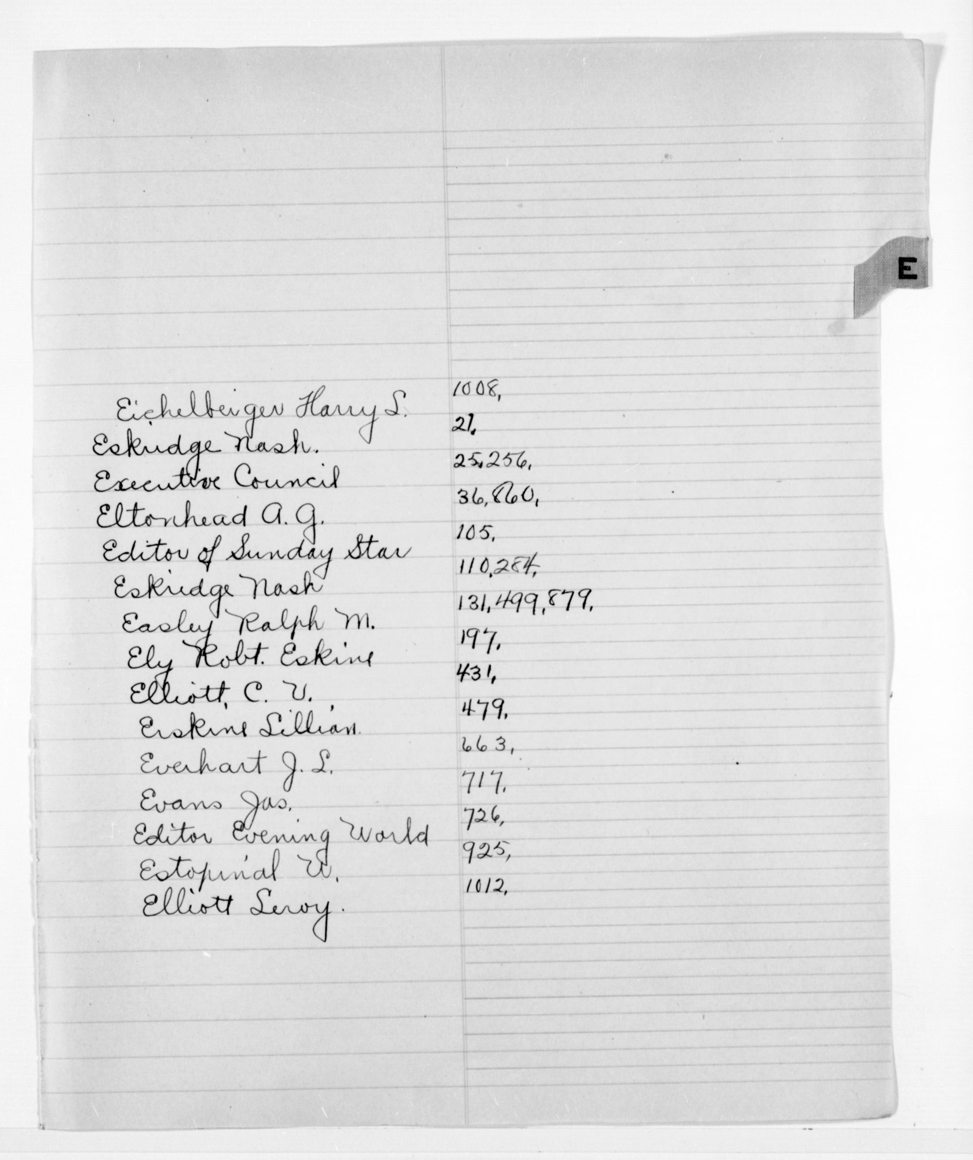 Scanned image of the current content page