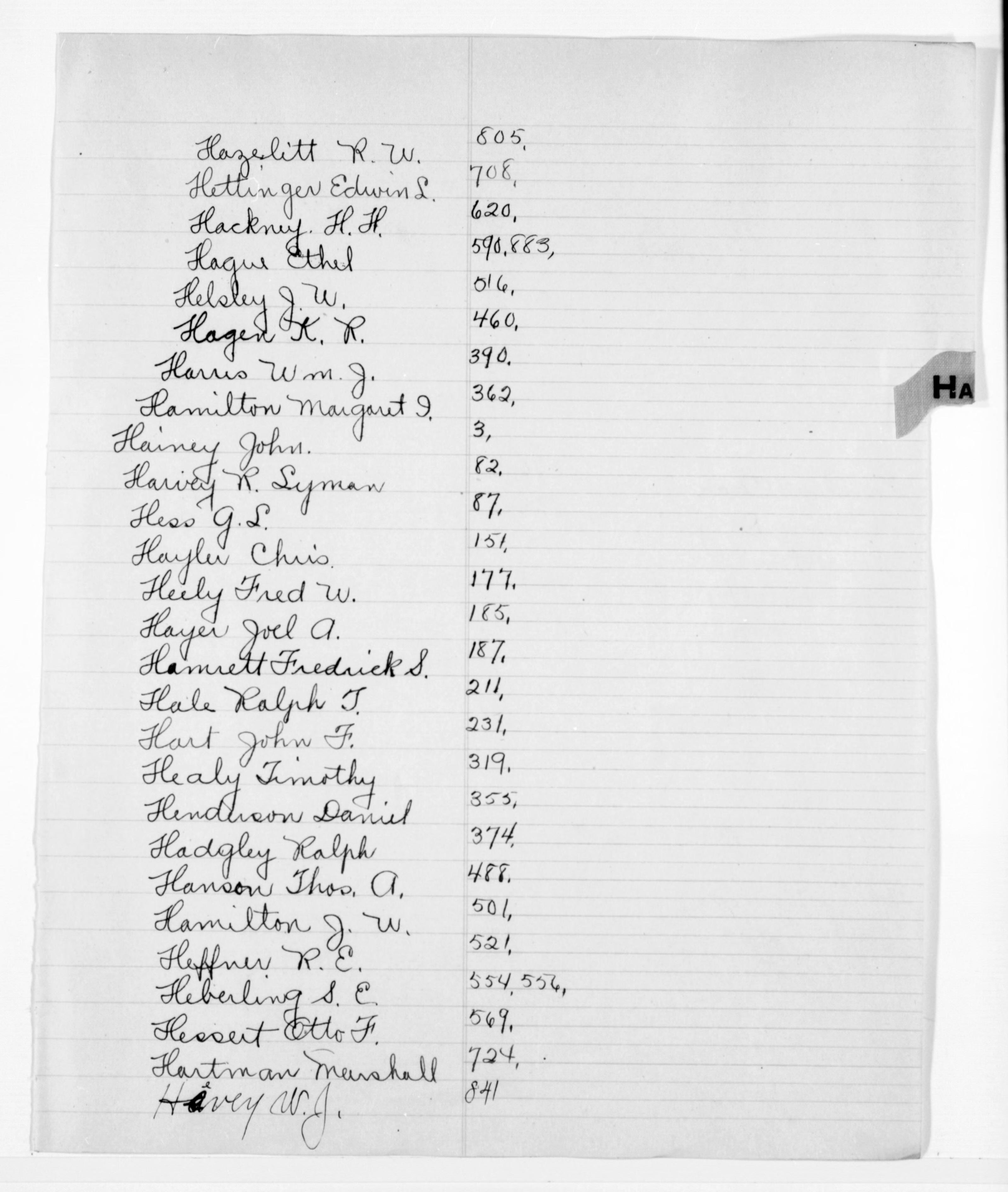 Scanned image of the current content page