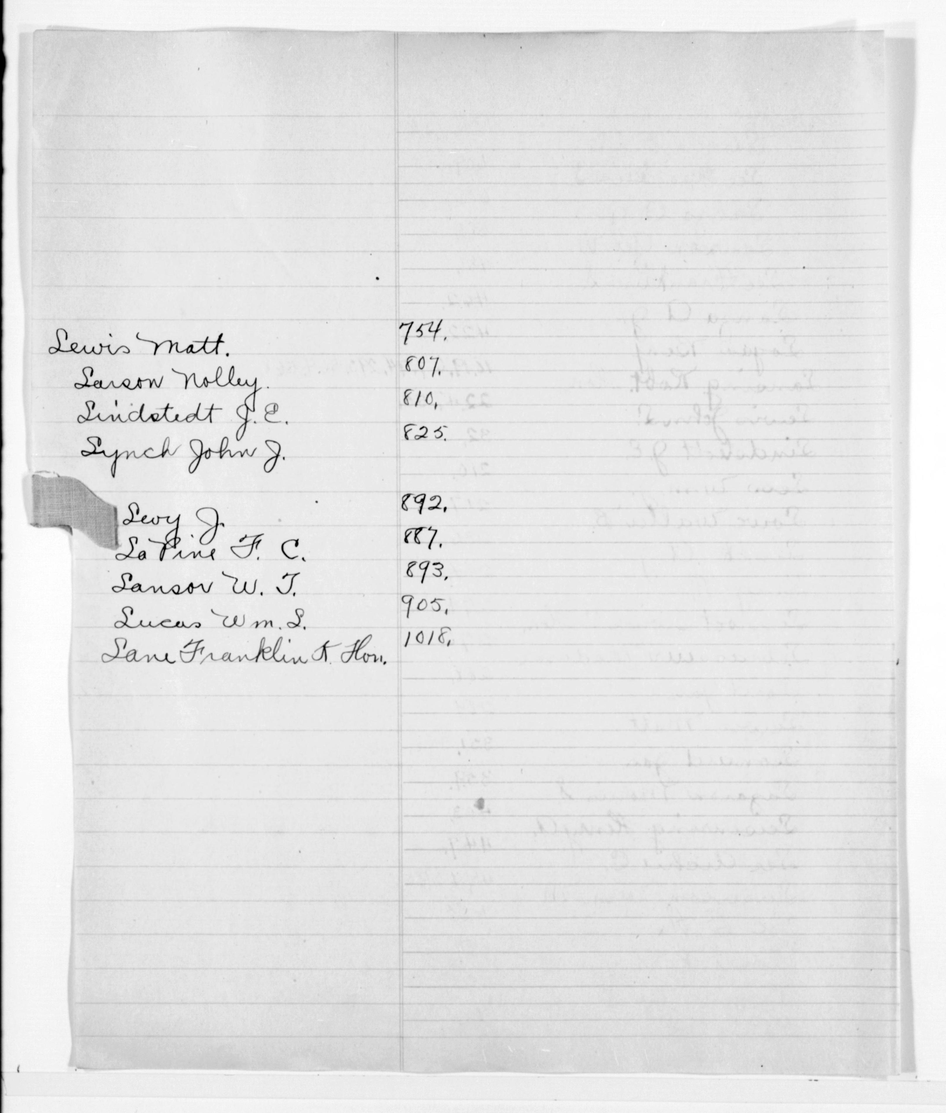 Scanned image of the current content page