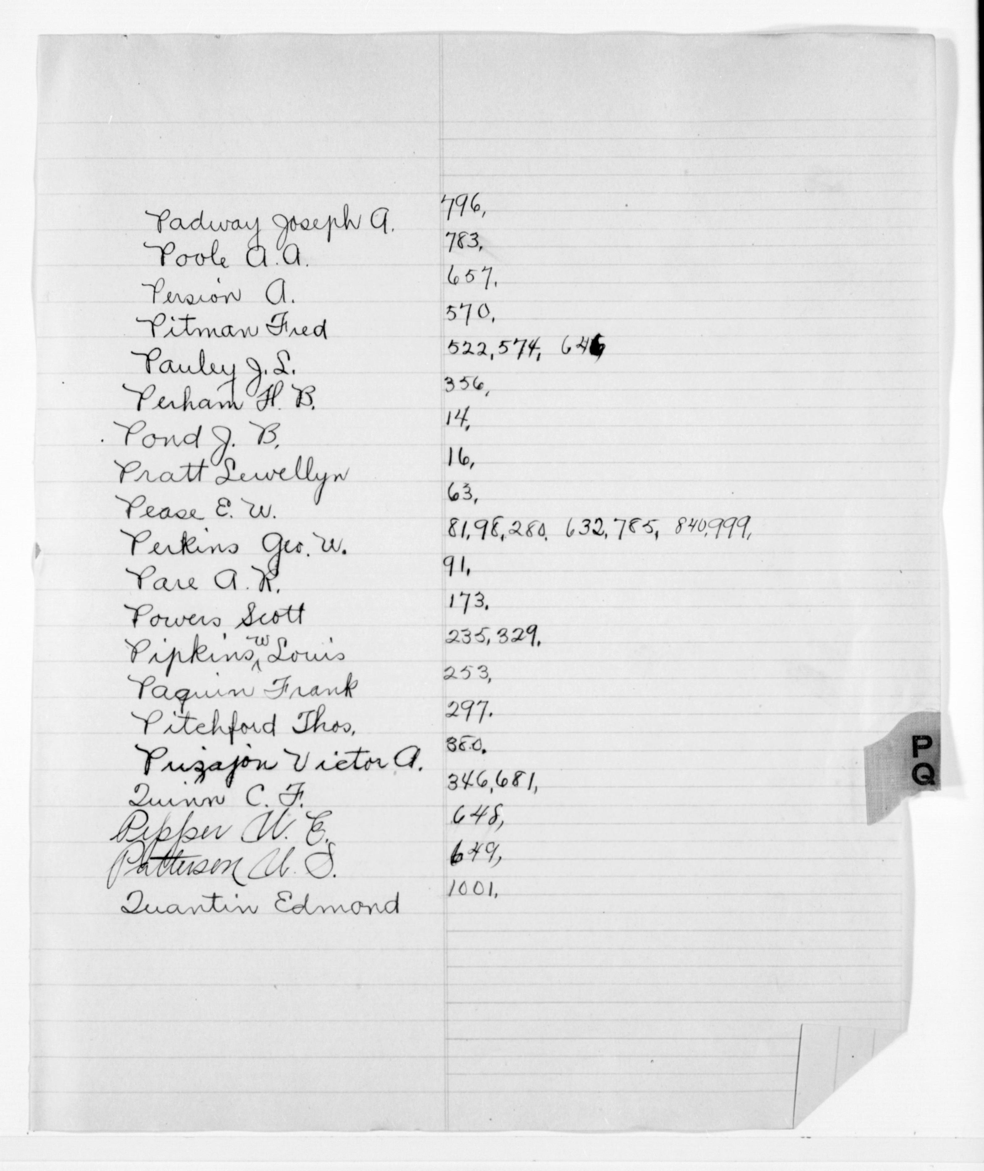 Scanned image of the current content page