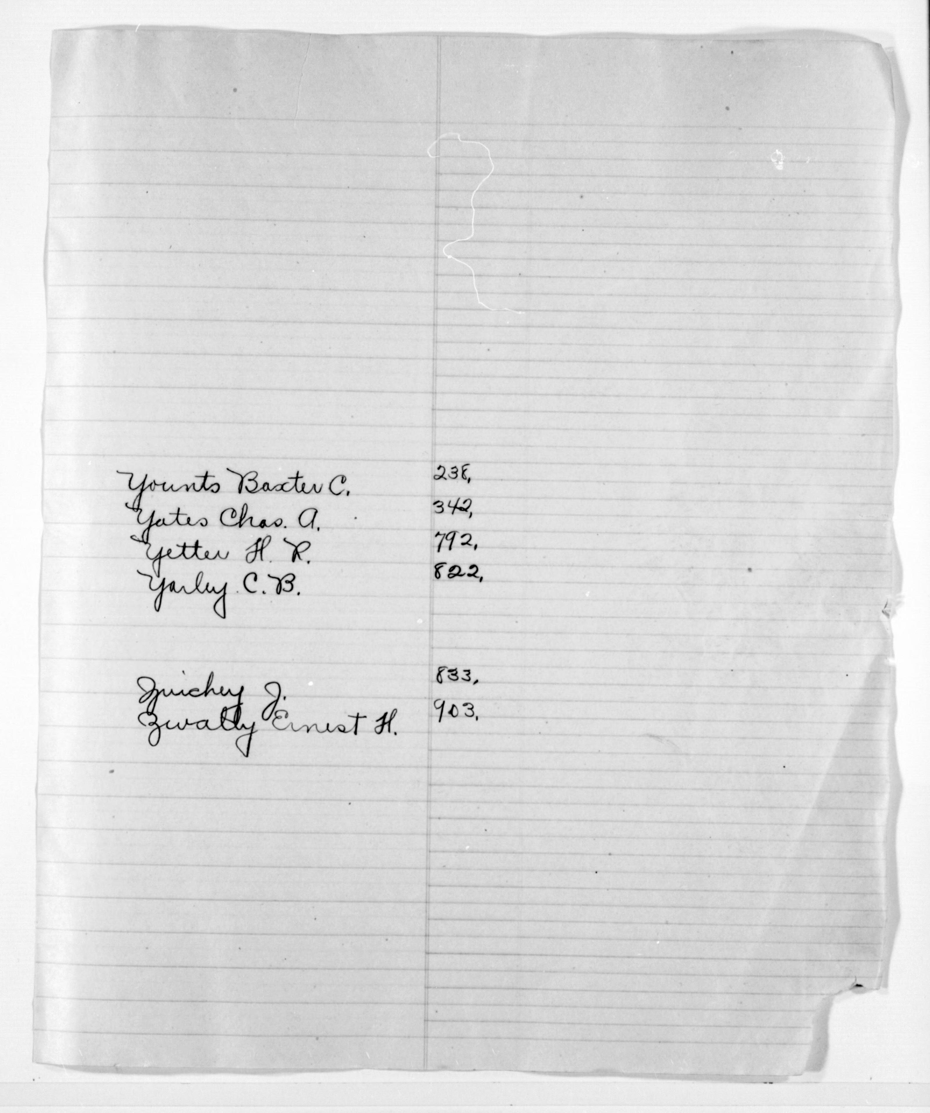 Scanned image of the current content page