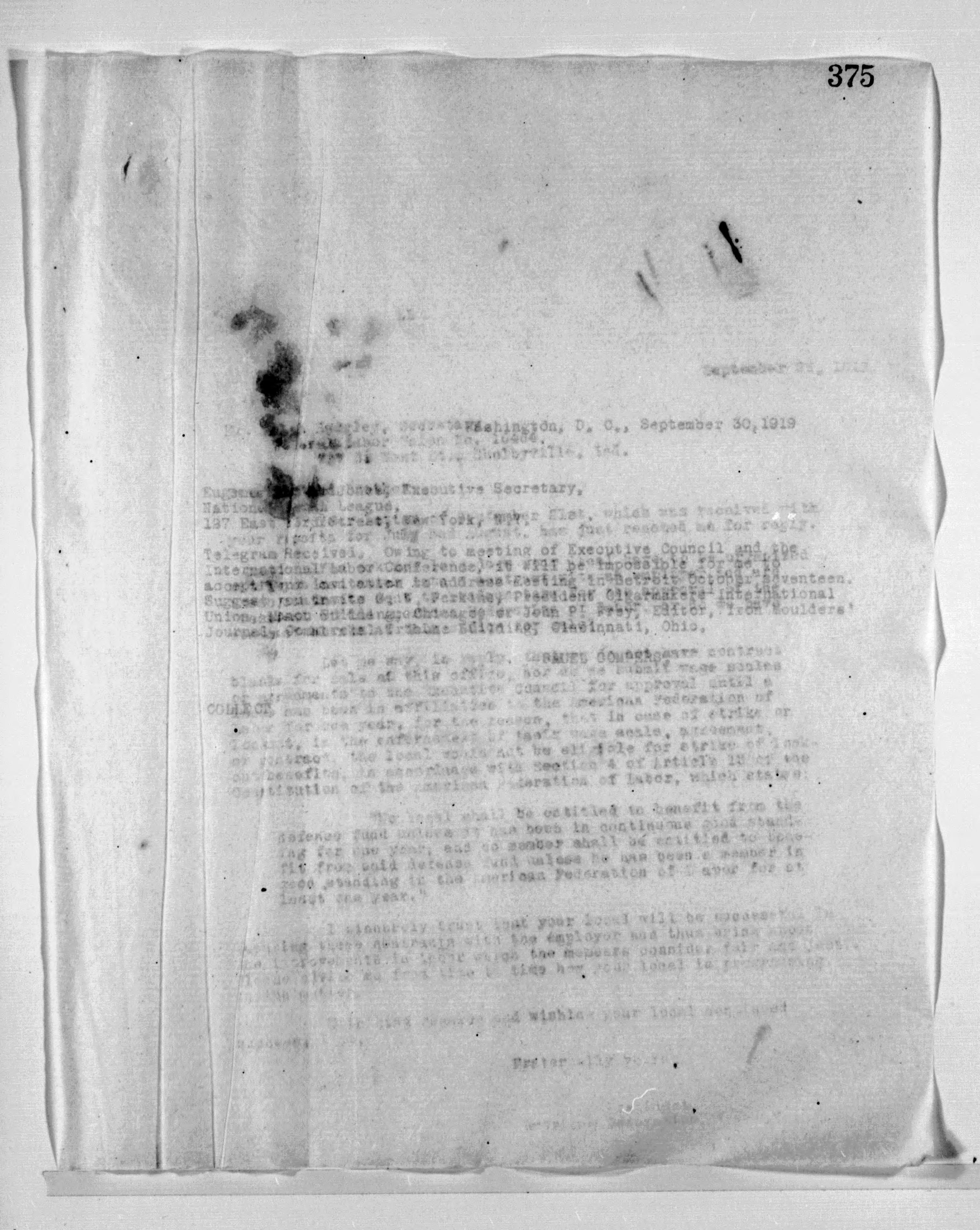 Scanned image of the current content page