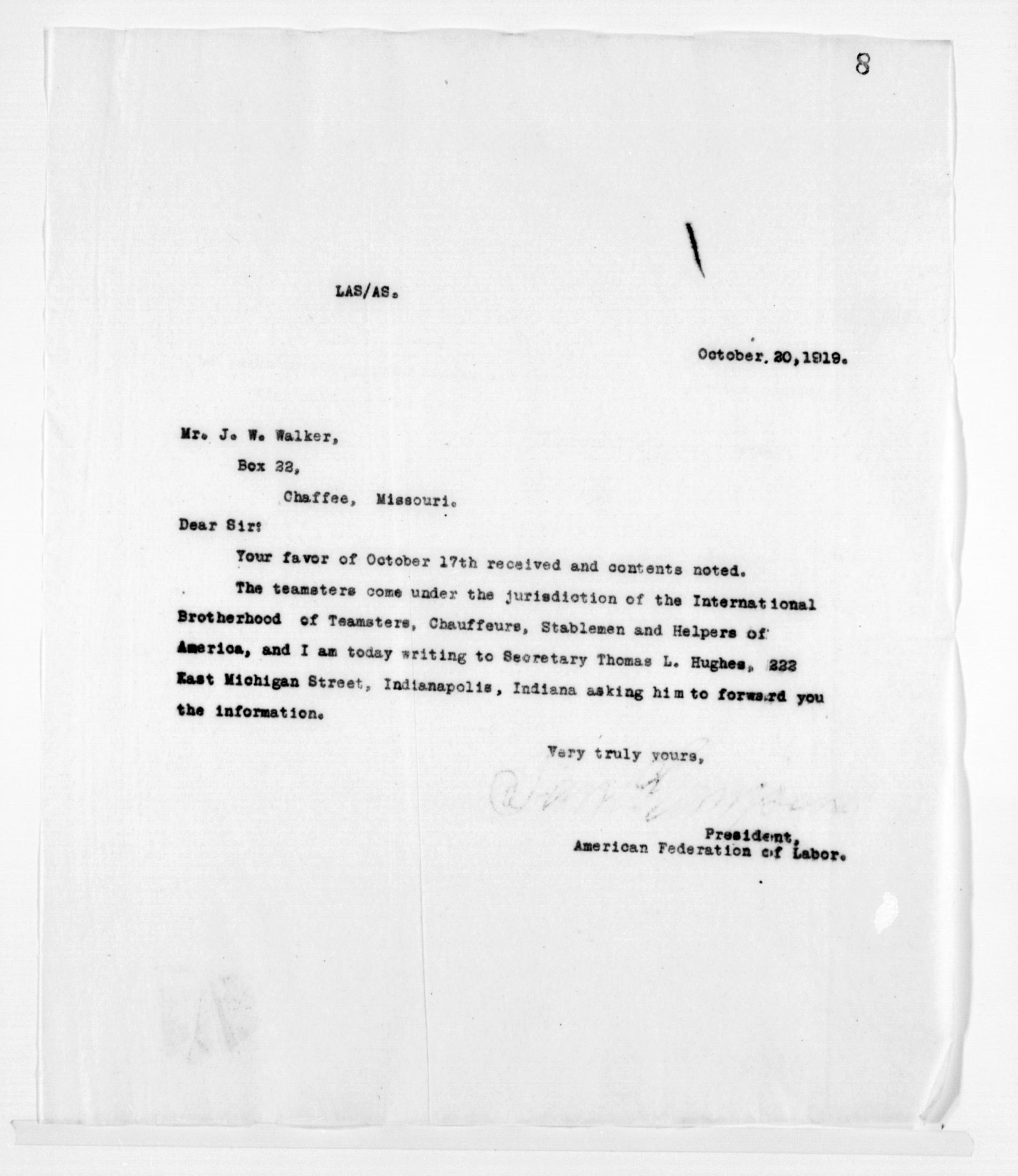 Scanned image of the current content page