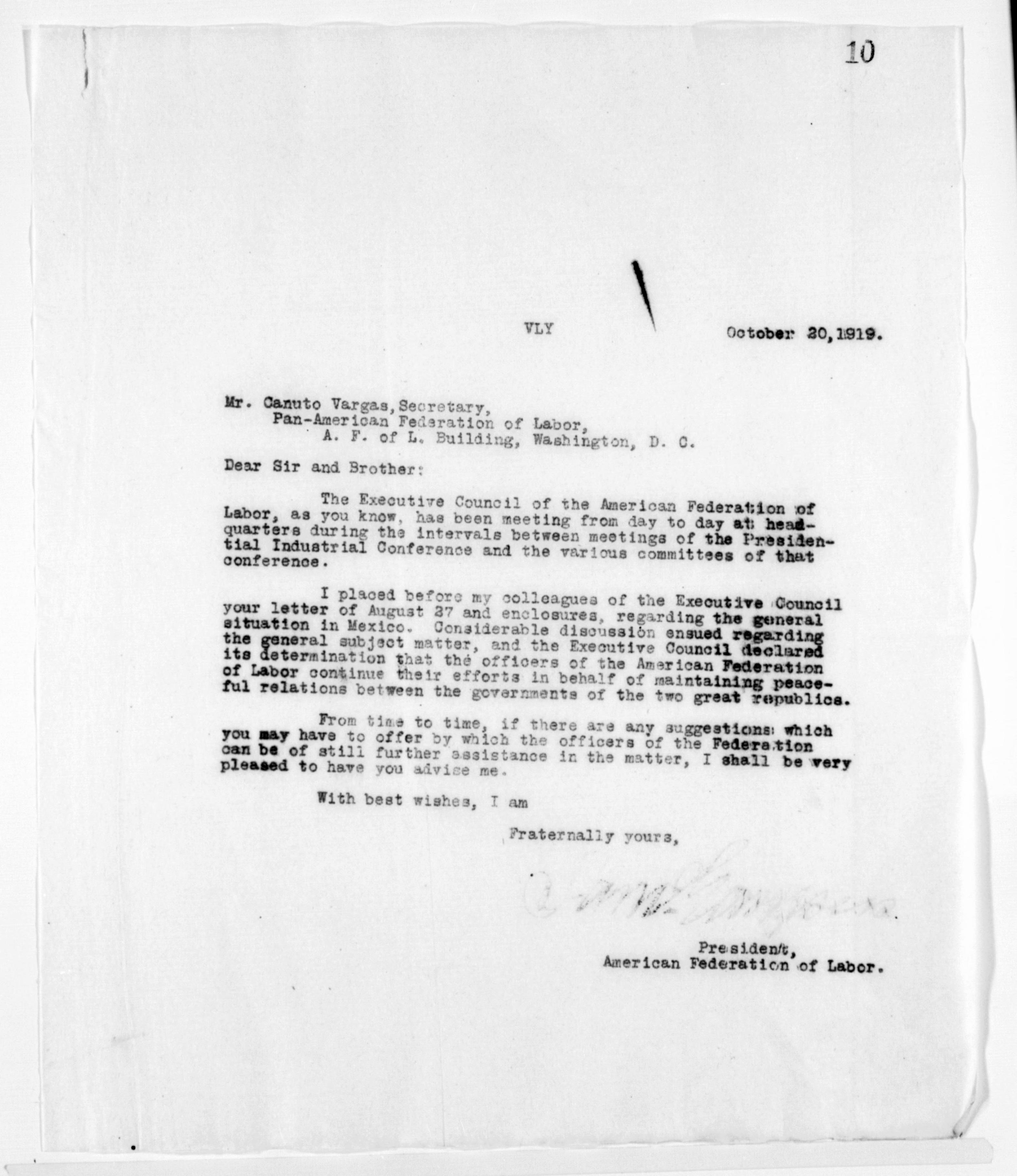 Scanned image of the current content page