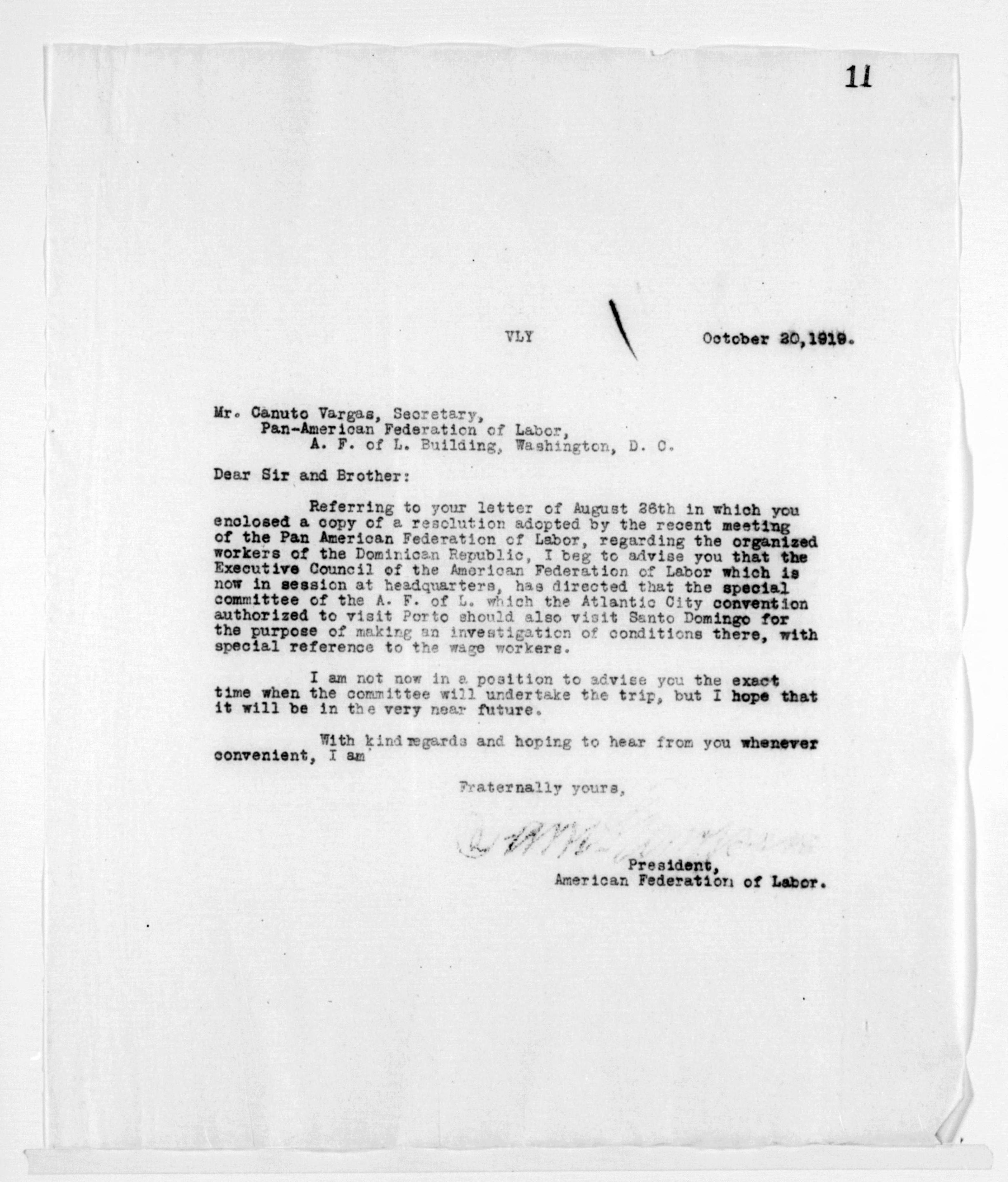 Scanned image of the current content page