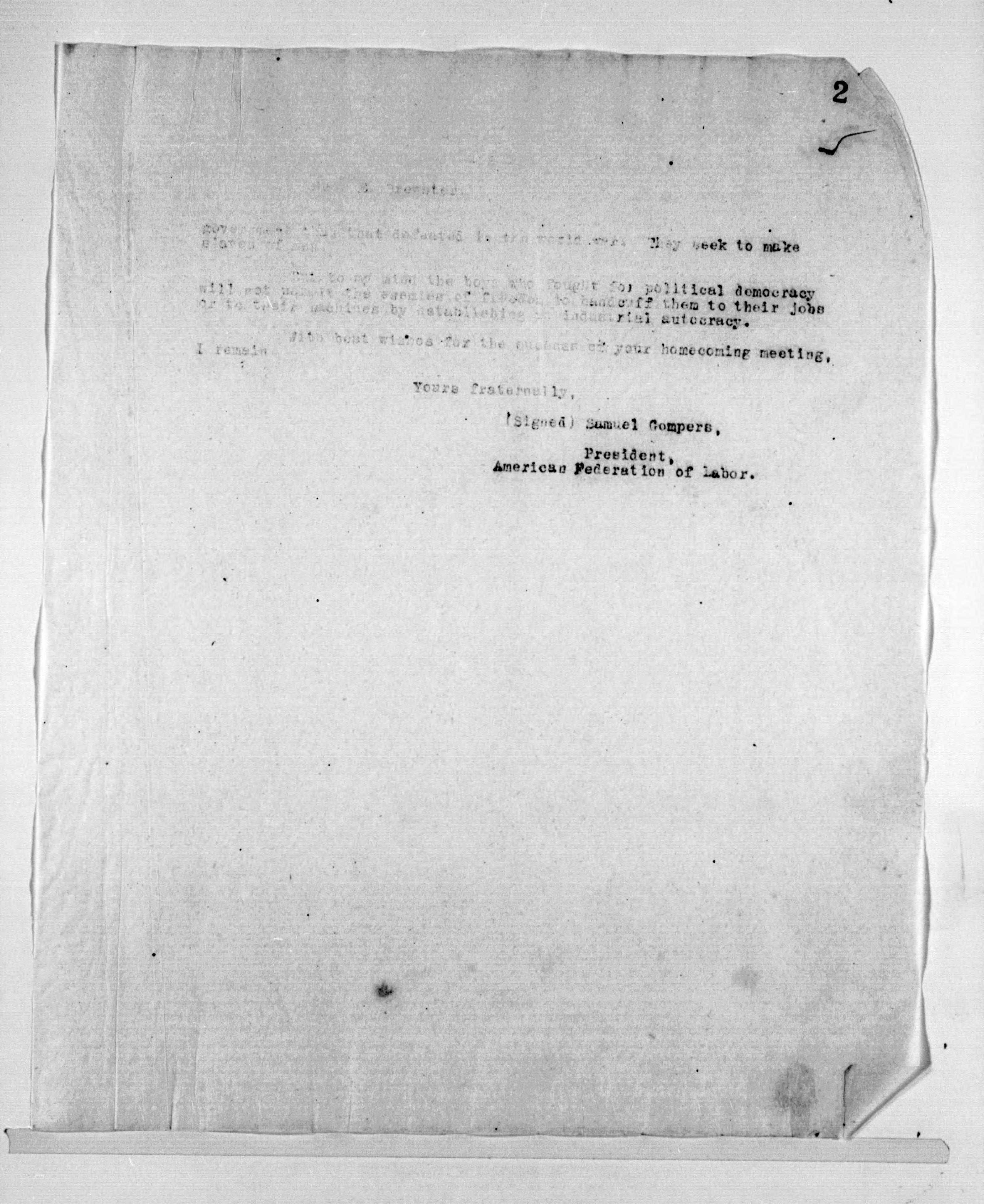 Scanned image of the current content page