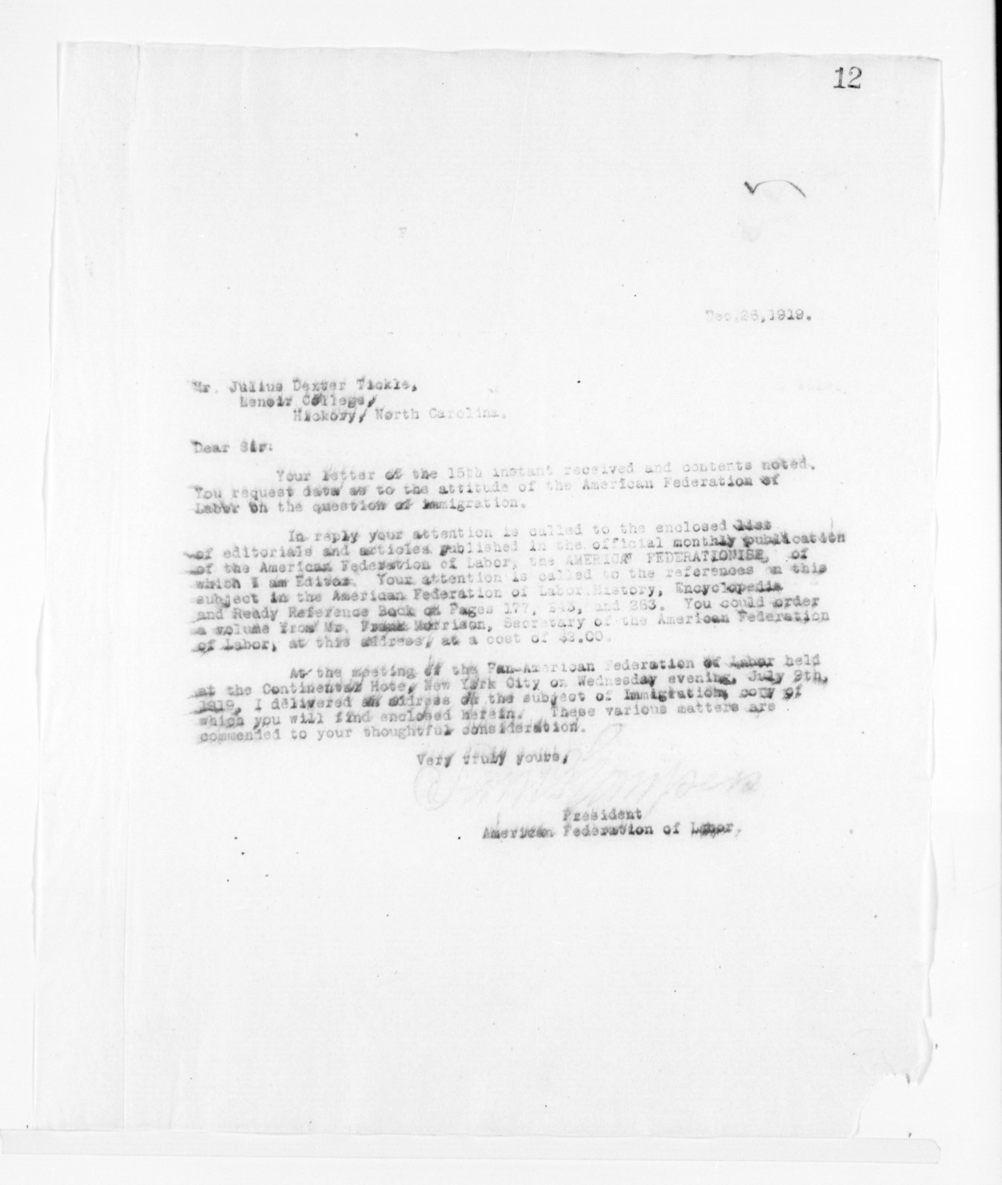 Scanned image of the current content page