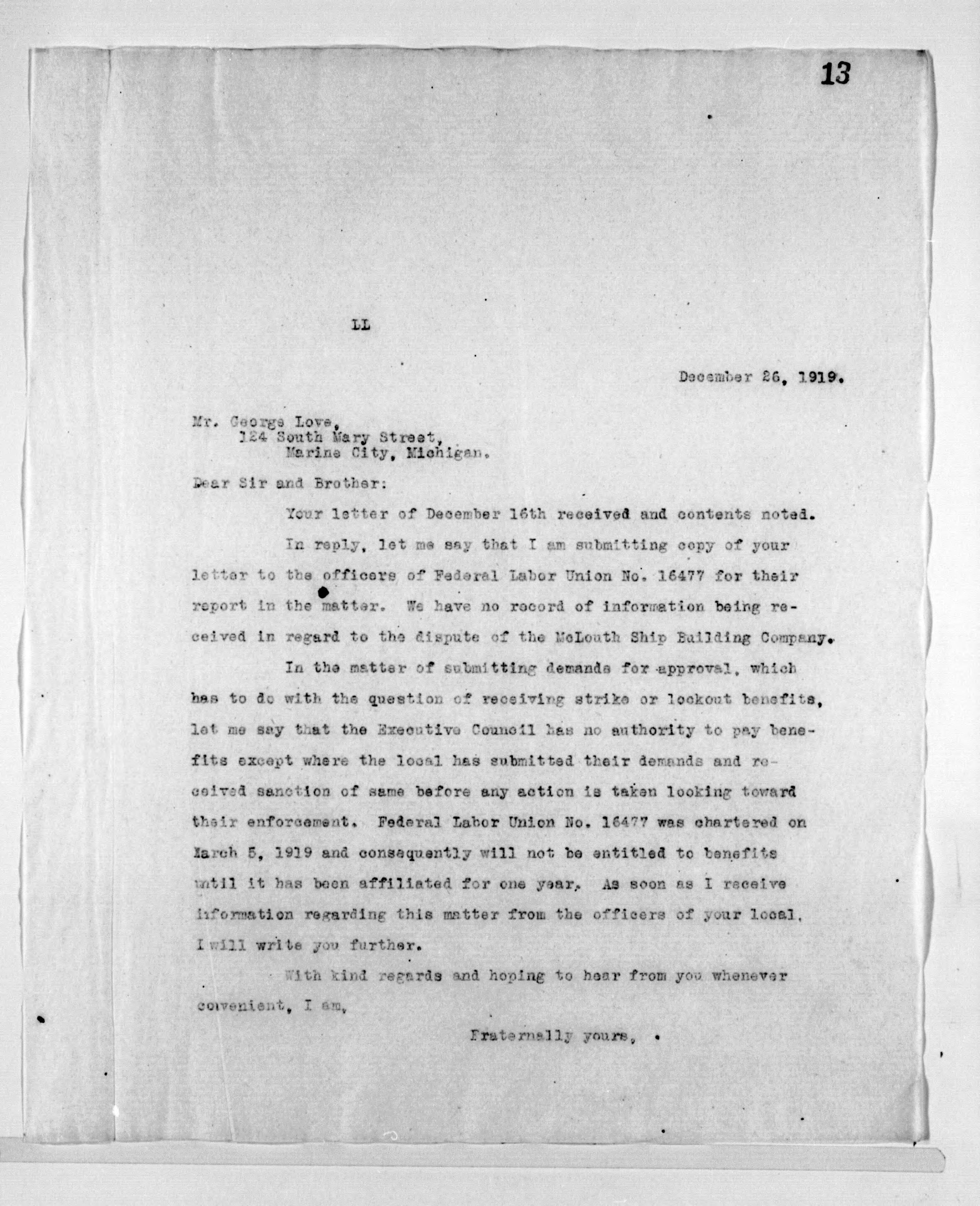 Scanned image of the current content page