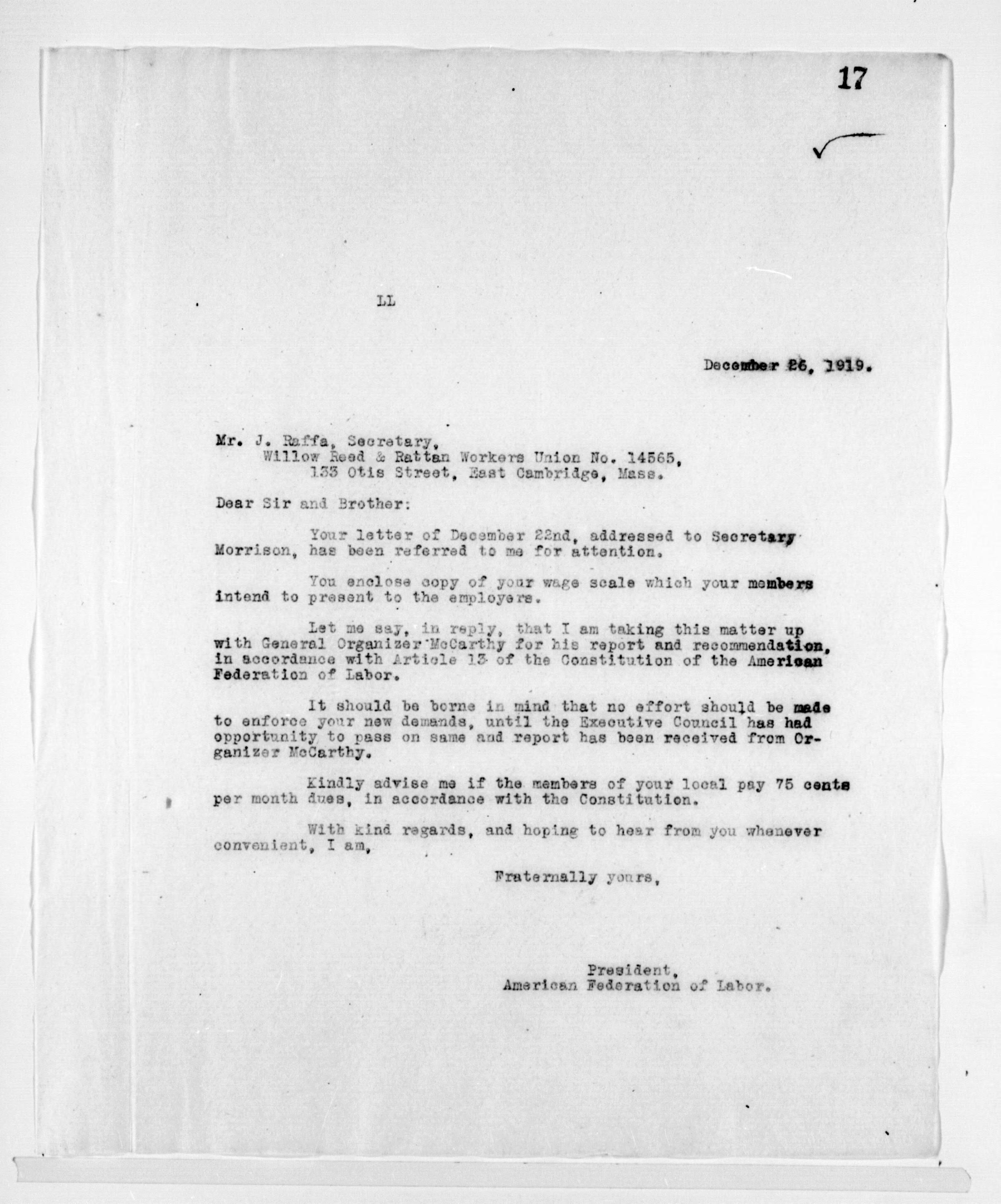 Scanned image of the current content page