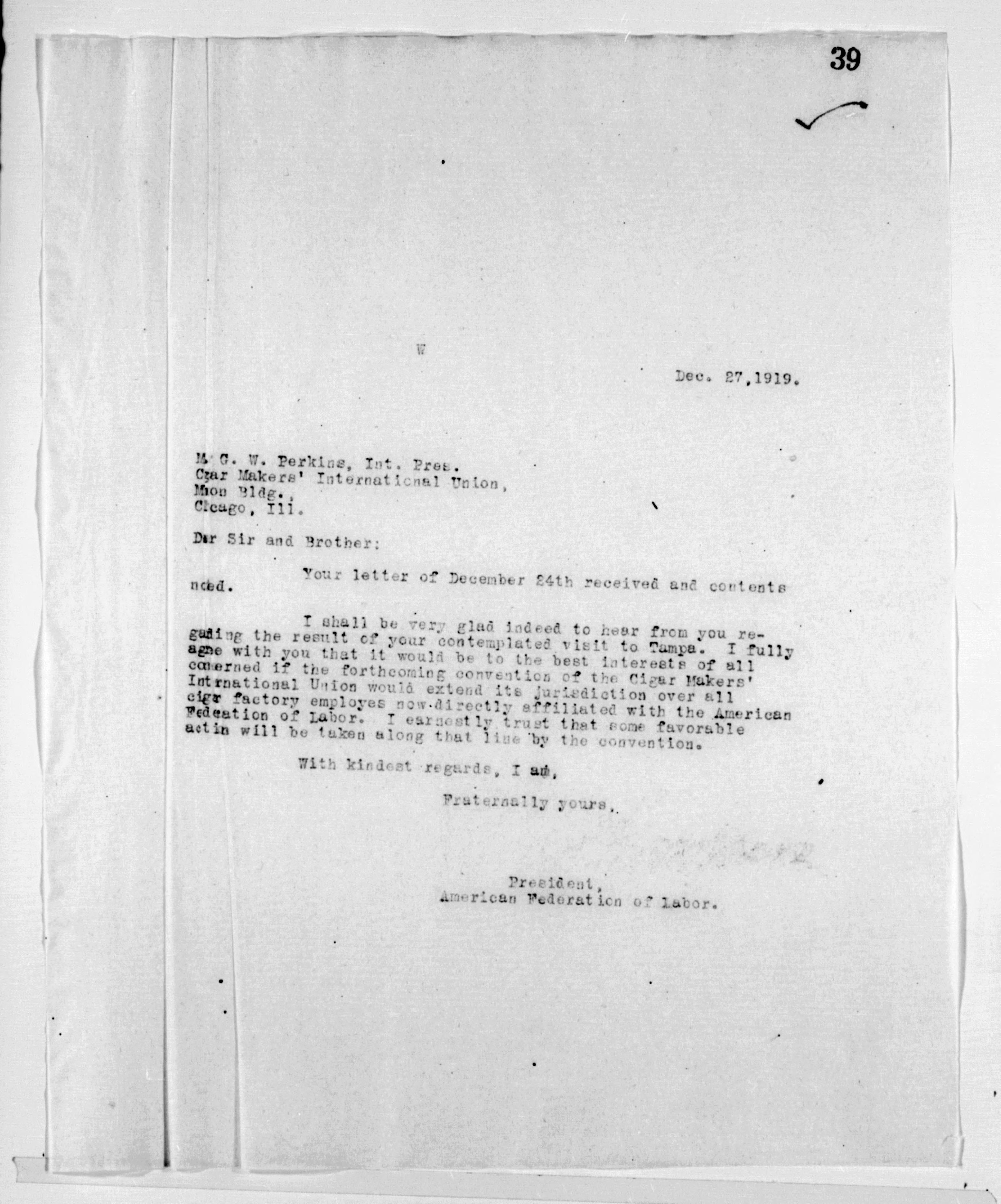 Scanned image of the current content page