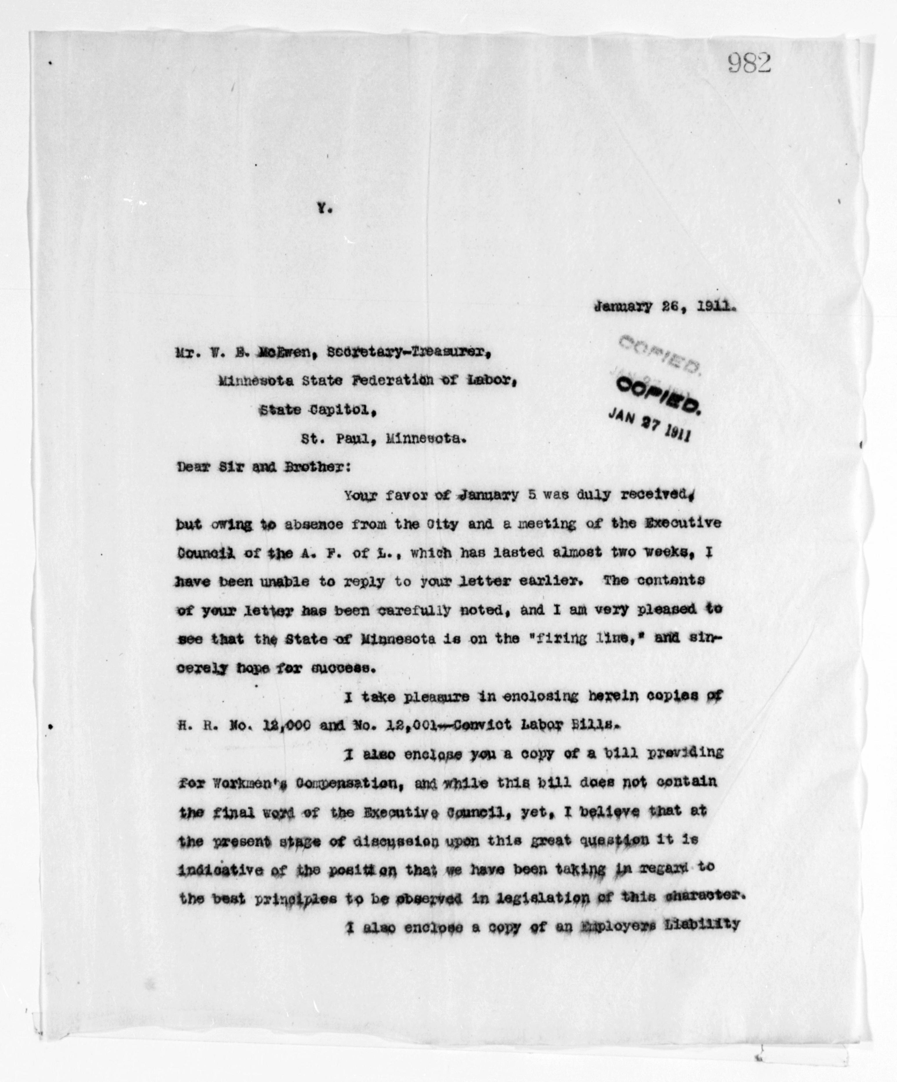 Scanned image of the current content page