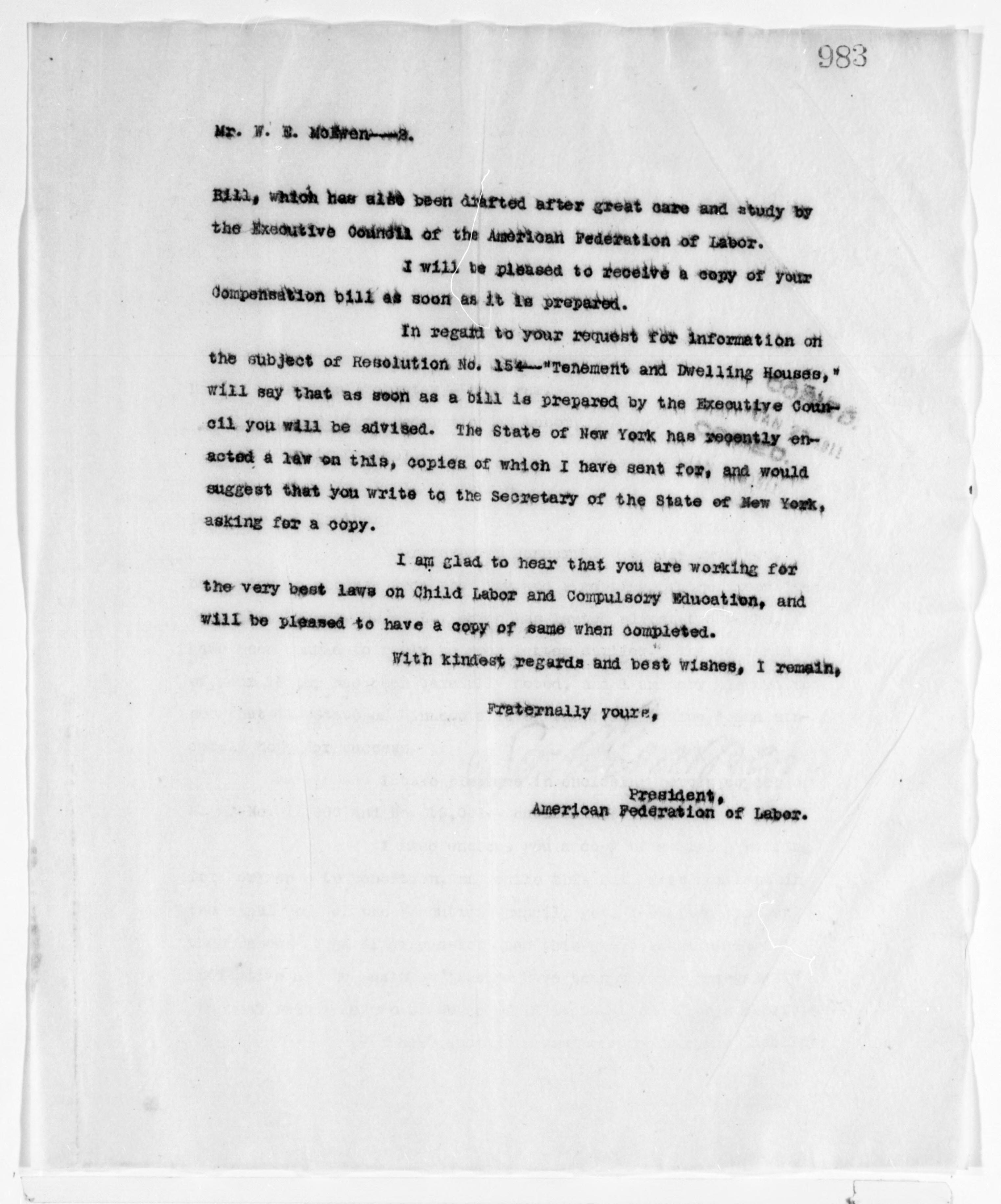 Scanned image of the current content page