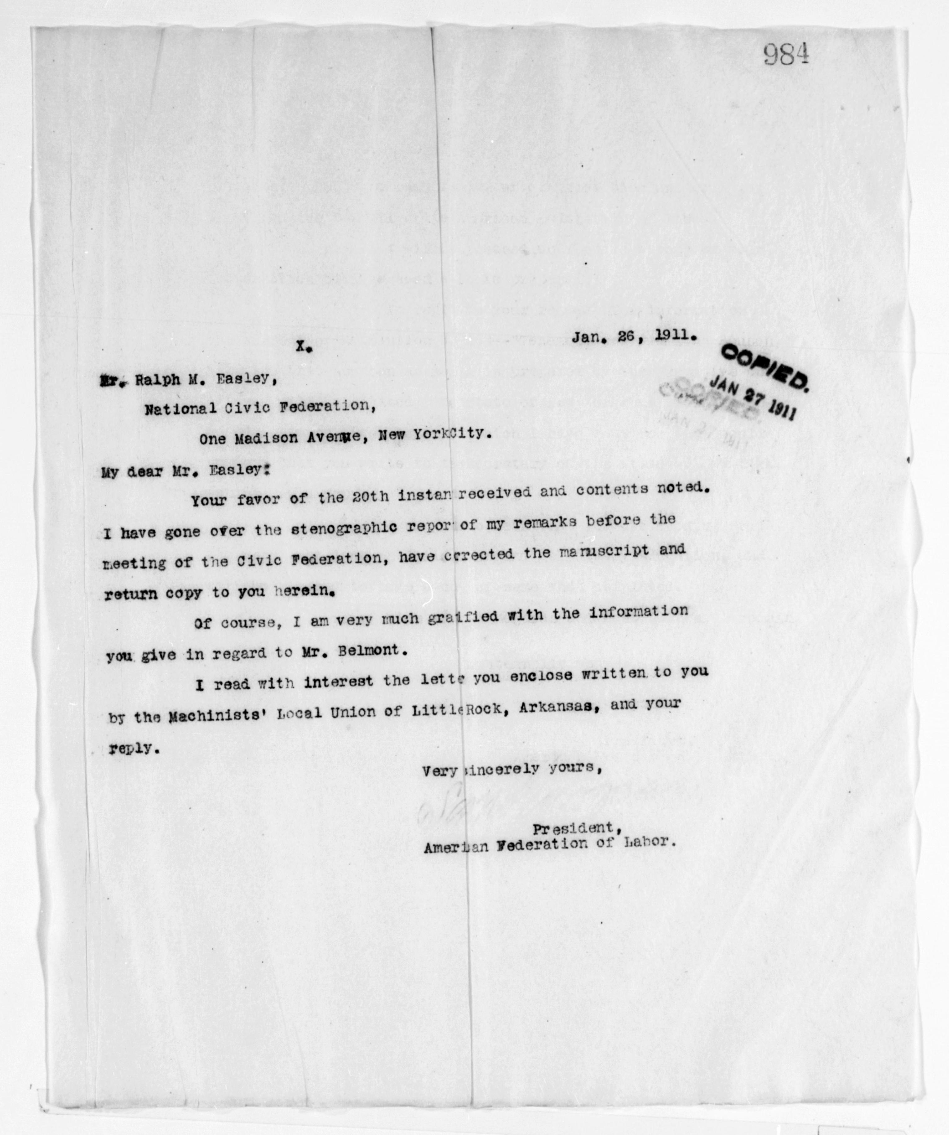 Scanned image of the current content page