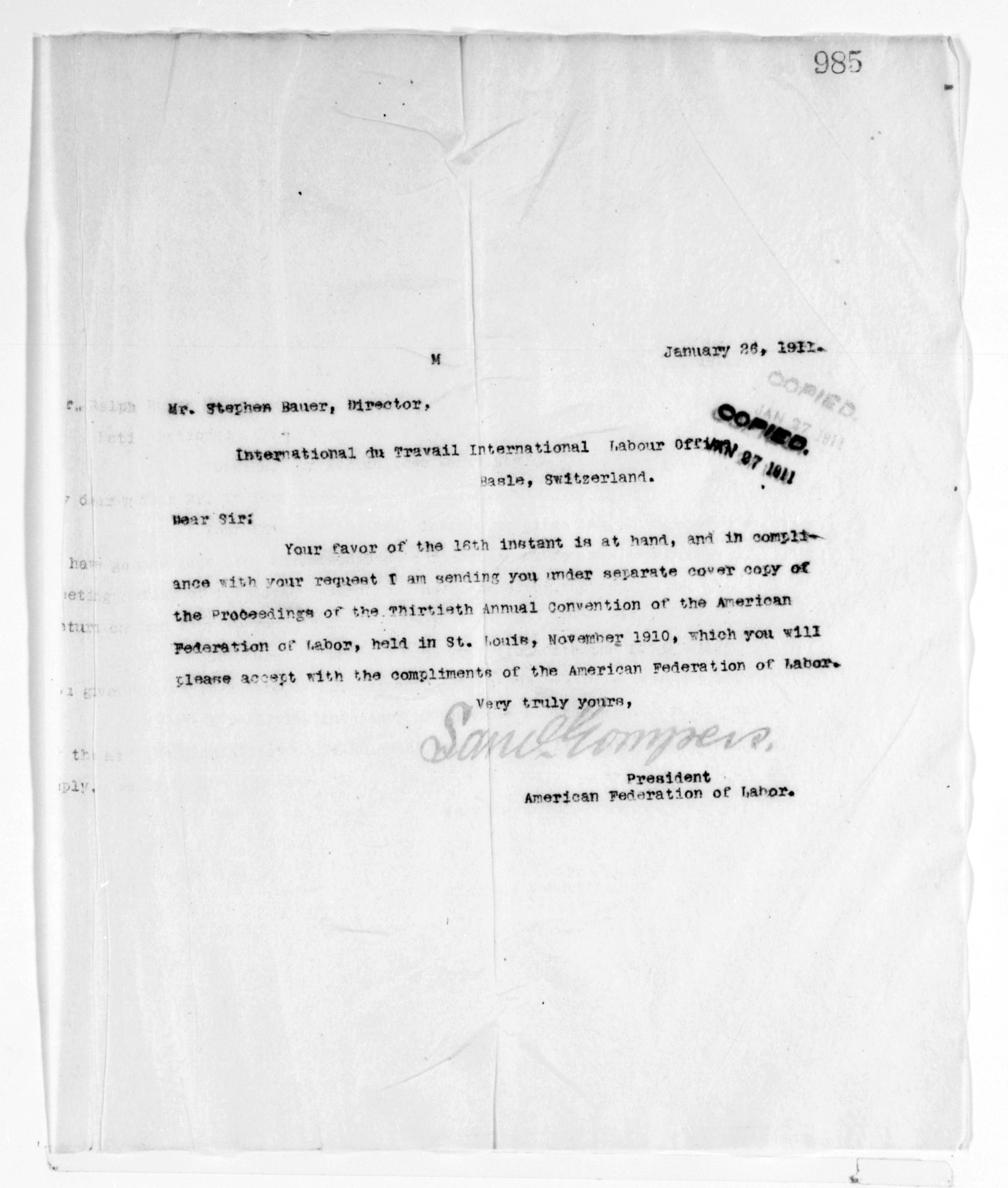 Scanned image of the current content page