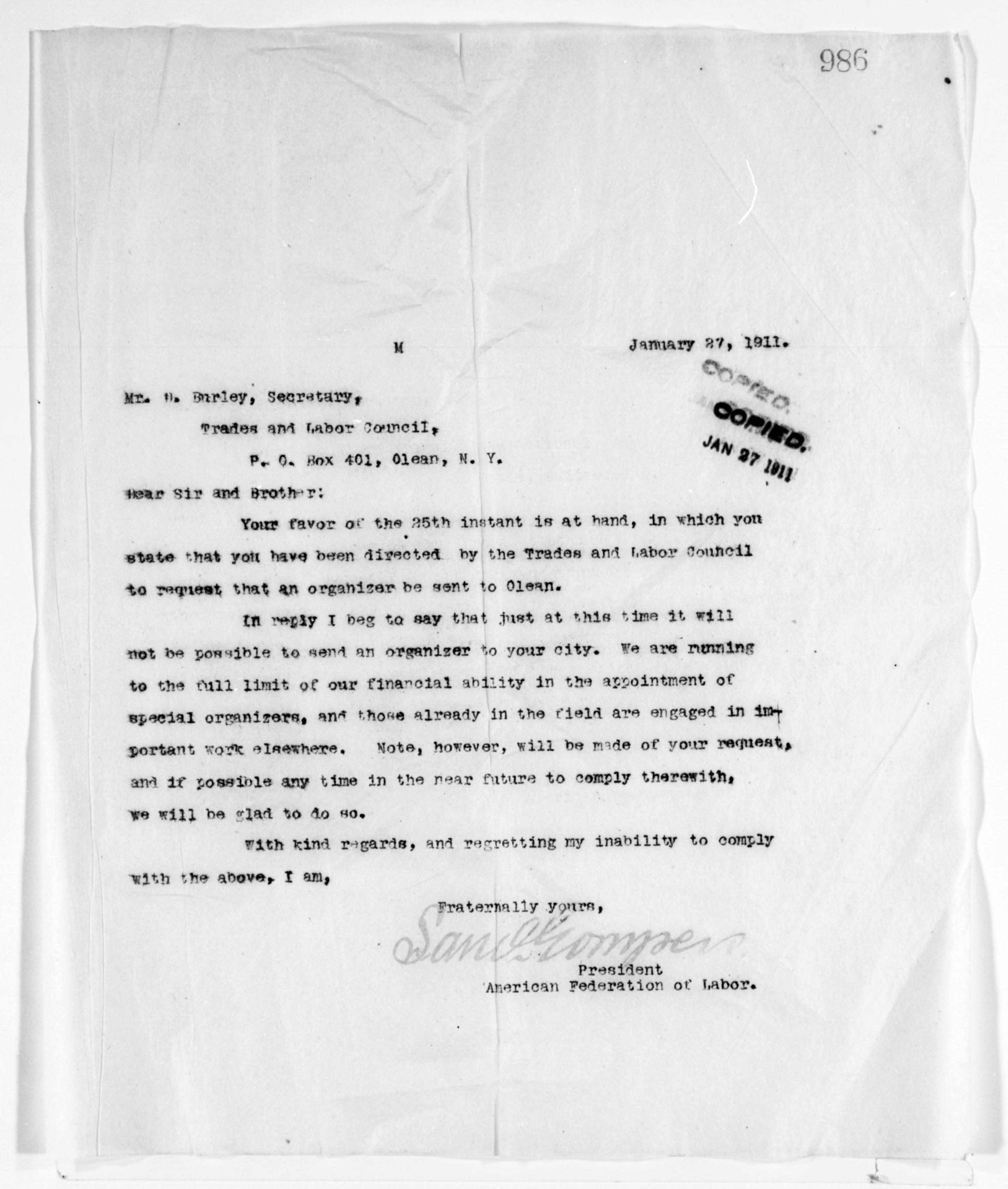 Scanned image of the current content page