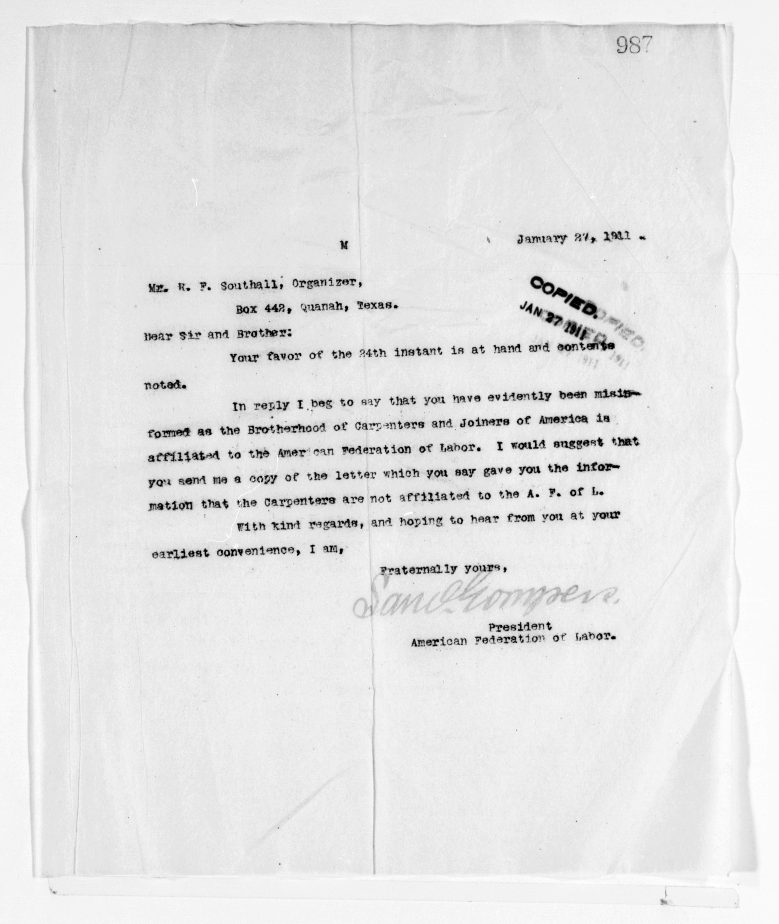 Scanned image of the current content page