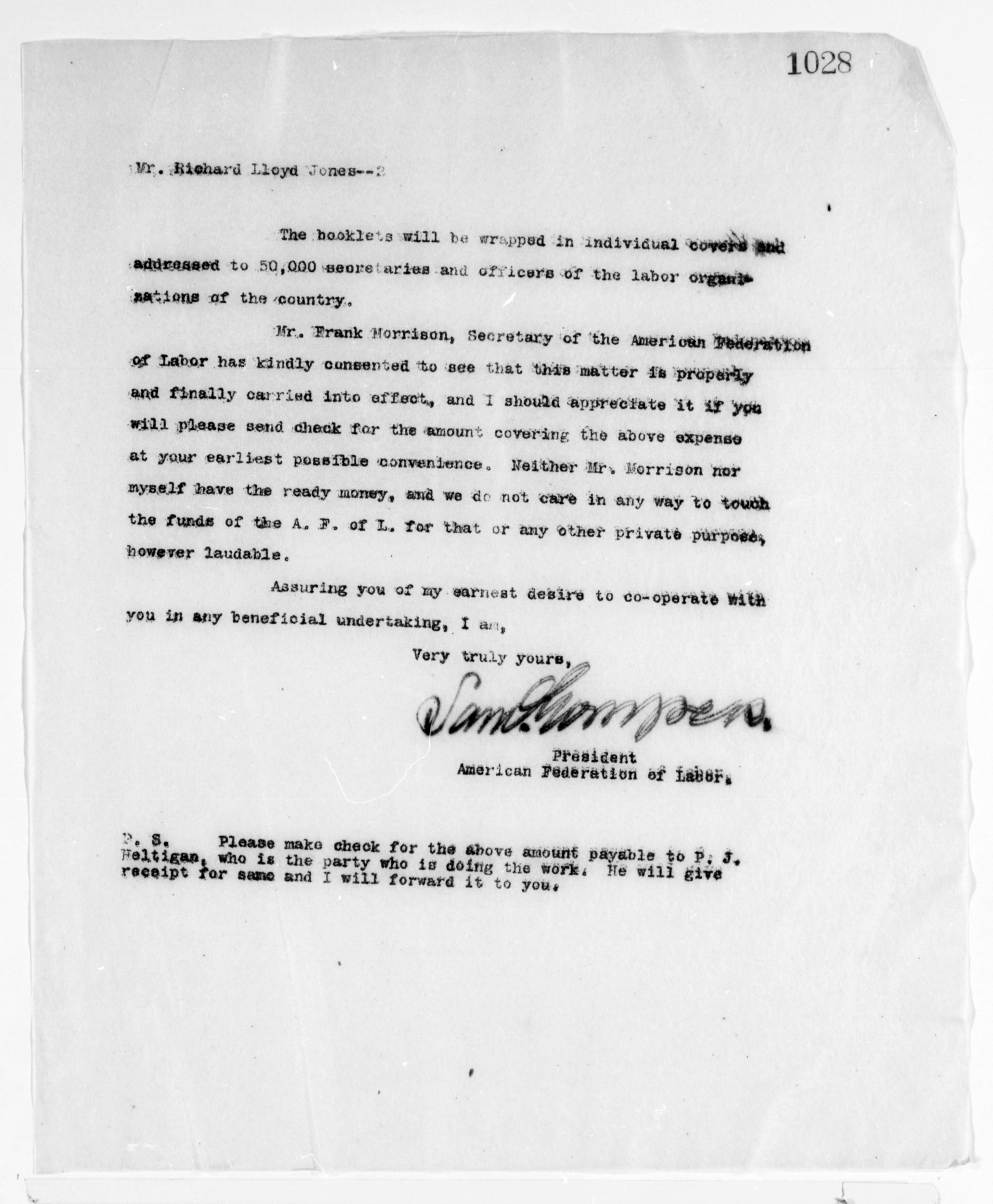 Scanned image of the current content page